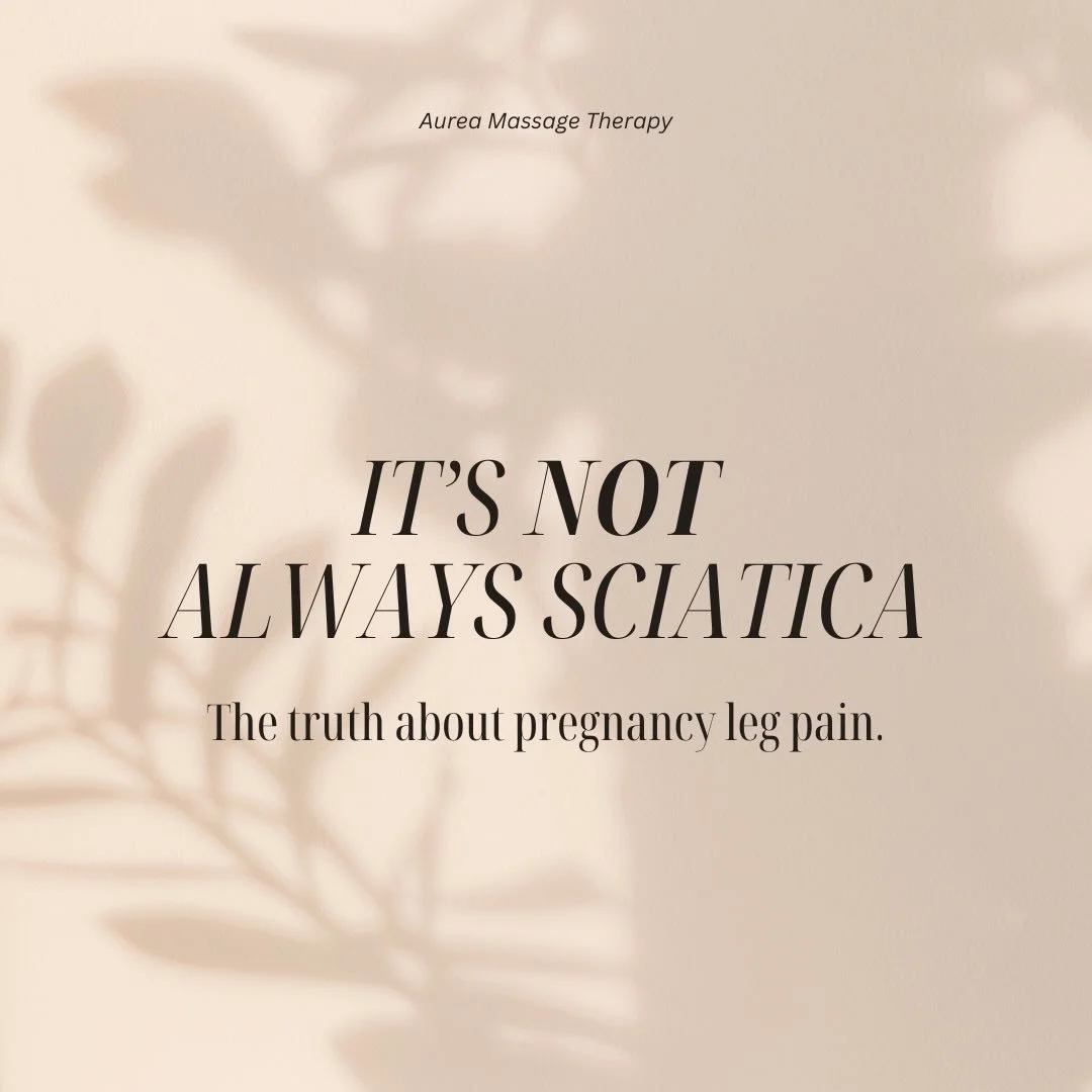 It&rsquo;s not always sciatic pain ✨ 

Are you pregnant and having leg pain? Is everyone telling you it&rsquo;s &ldquo;just sciatica,&rdquo; but the stretches aren&rsquo;t helping? Let&rsquo;s break it down.

Sciatica is pain that radiates from your 