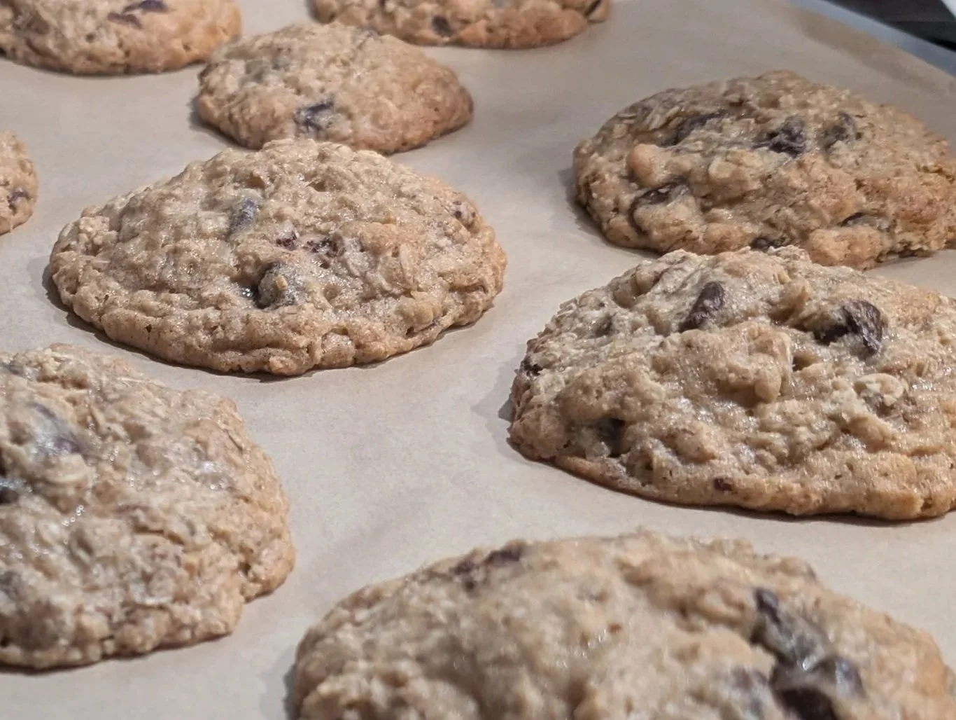Mint Chocolate Chip Cookies