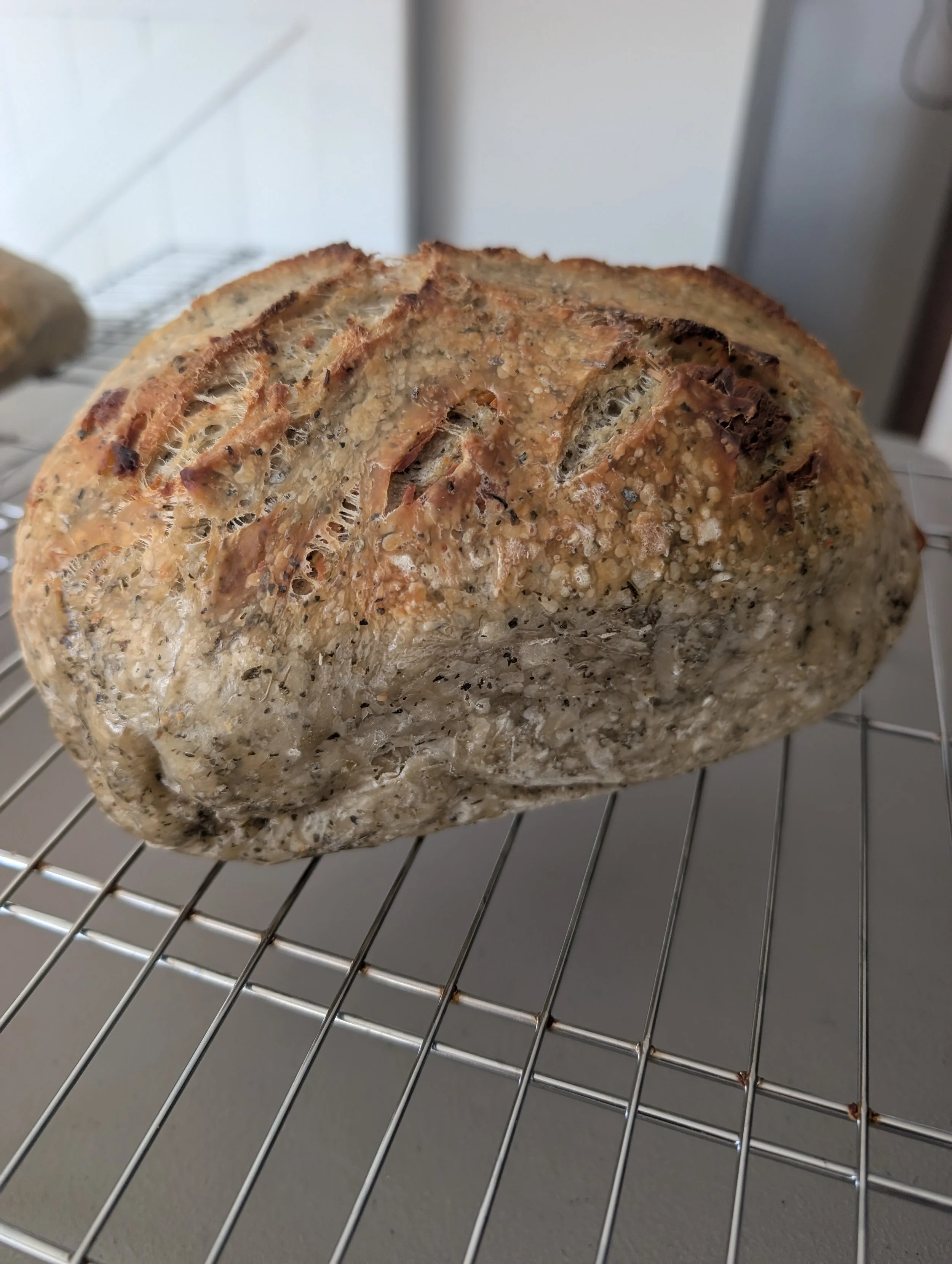 Italian herb & cheese sourdough