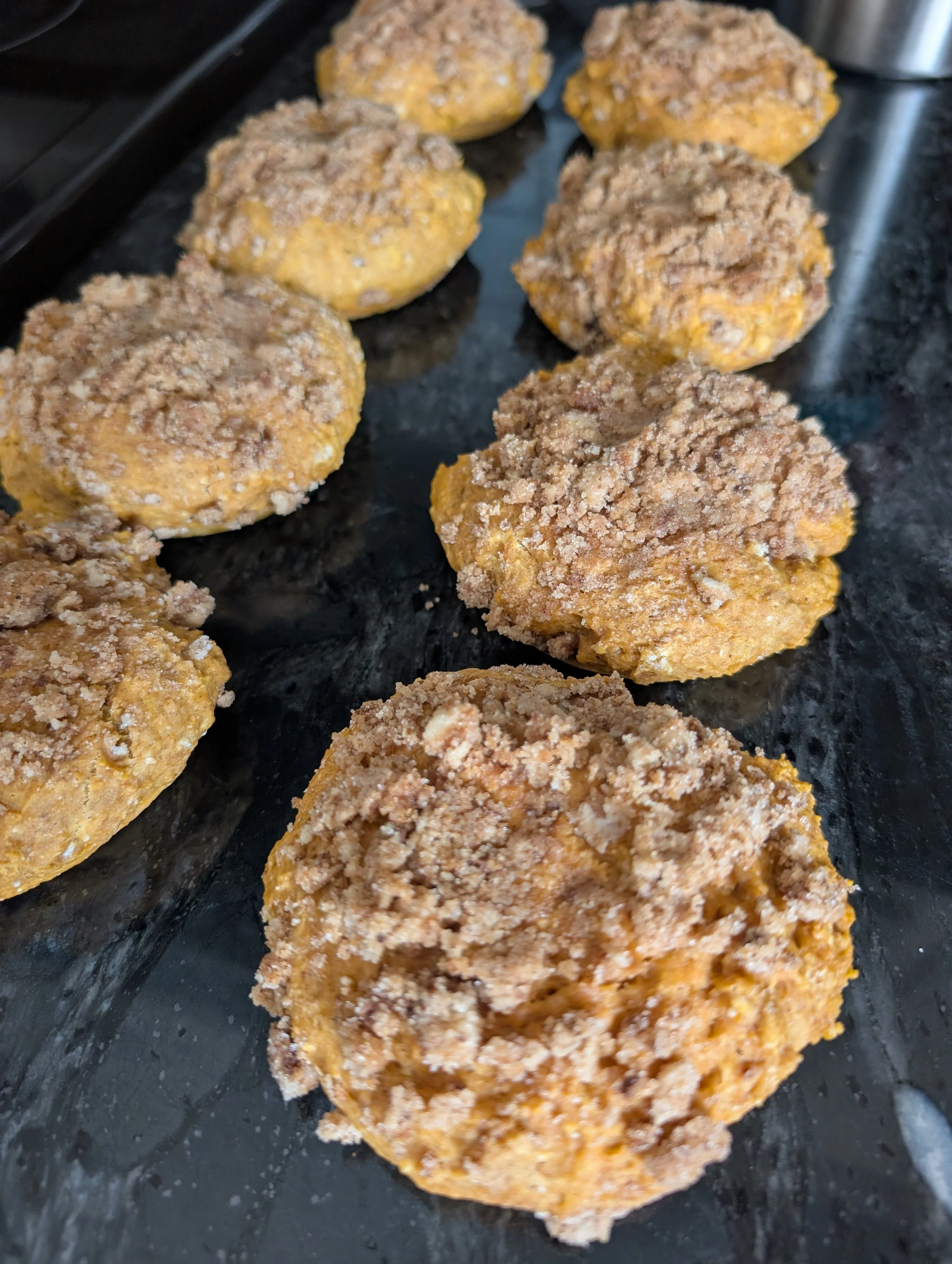 Peach Crumb Muffin Tops (2 pack)