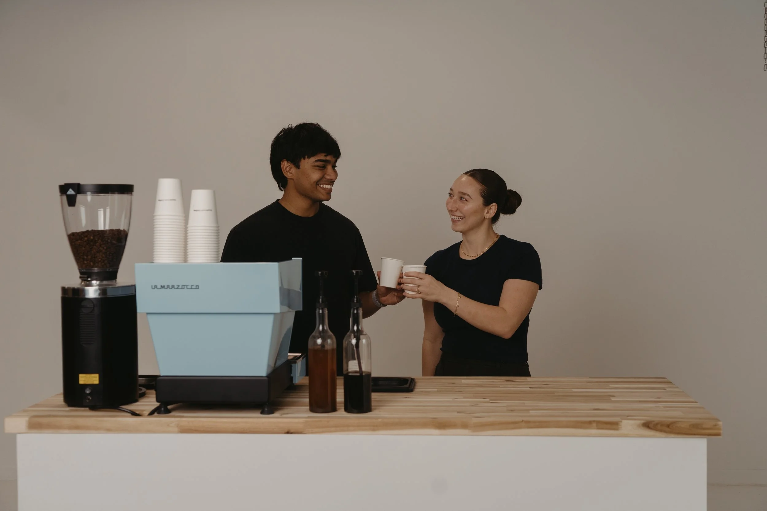 Coffee Cart catering in San Antonio, Dallas, Austin, and Houston Texas.  Providing cafe experience to your party or event.