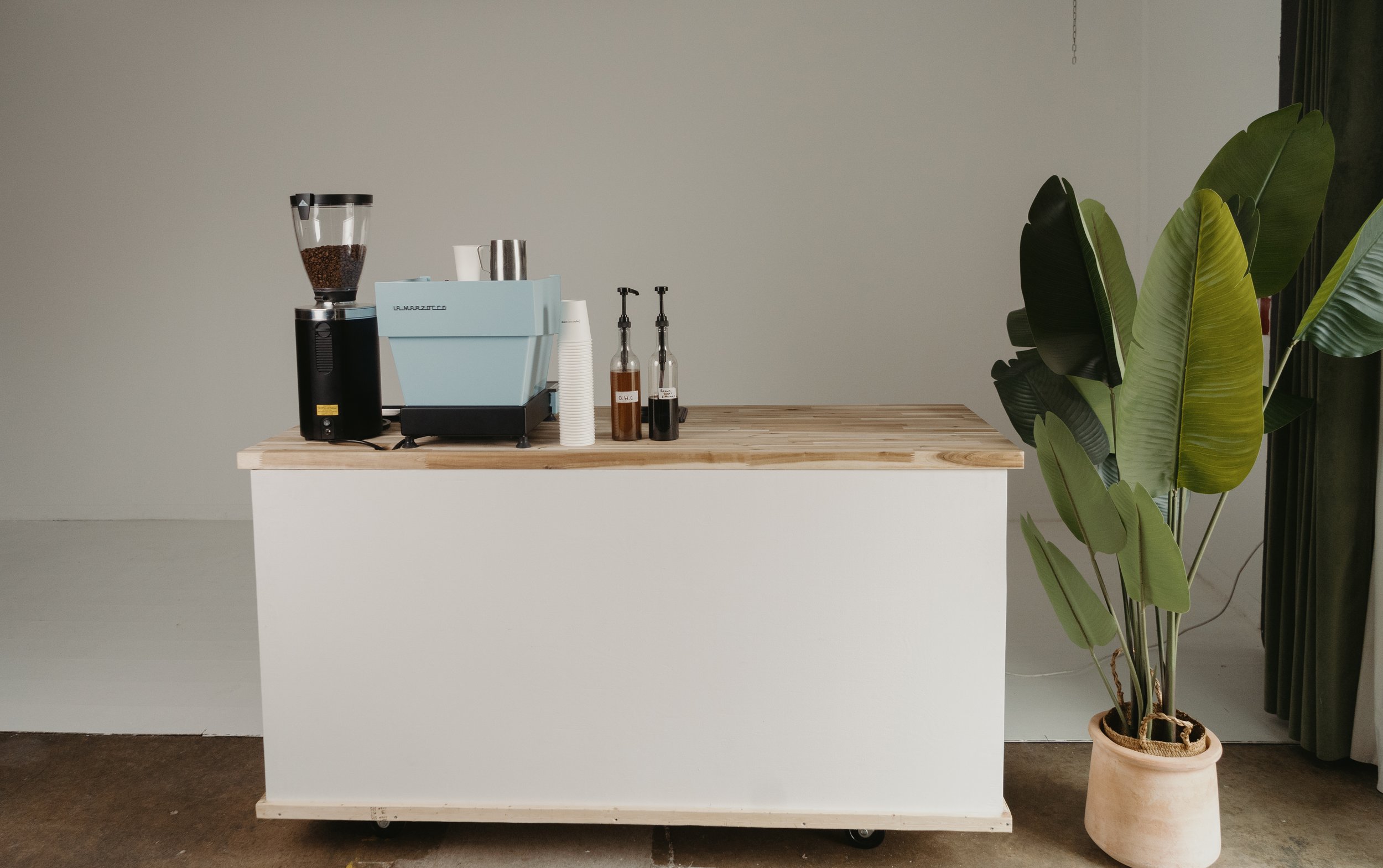 Coffee Cart catering in San Antonio, Dallas, Austin, and Houston Texas.  Providing cafe experience to your party or event.