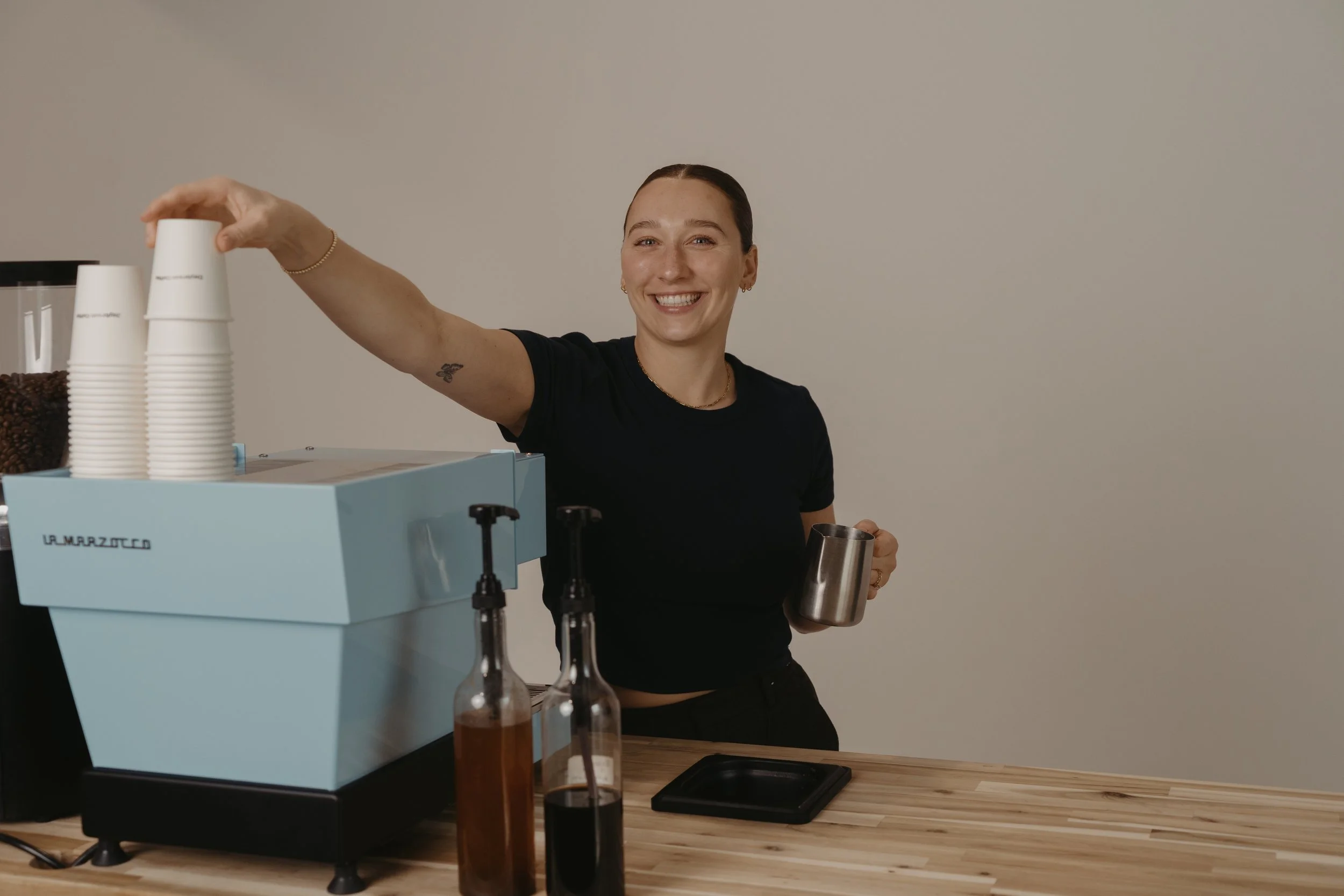 Mobile Espresso bar Catering in San Antonio, Dallas, Austin, and Houston, Texas. Providing a cafe experience to your party or event.