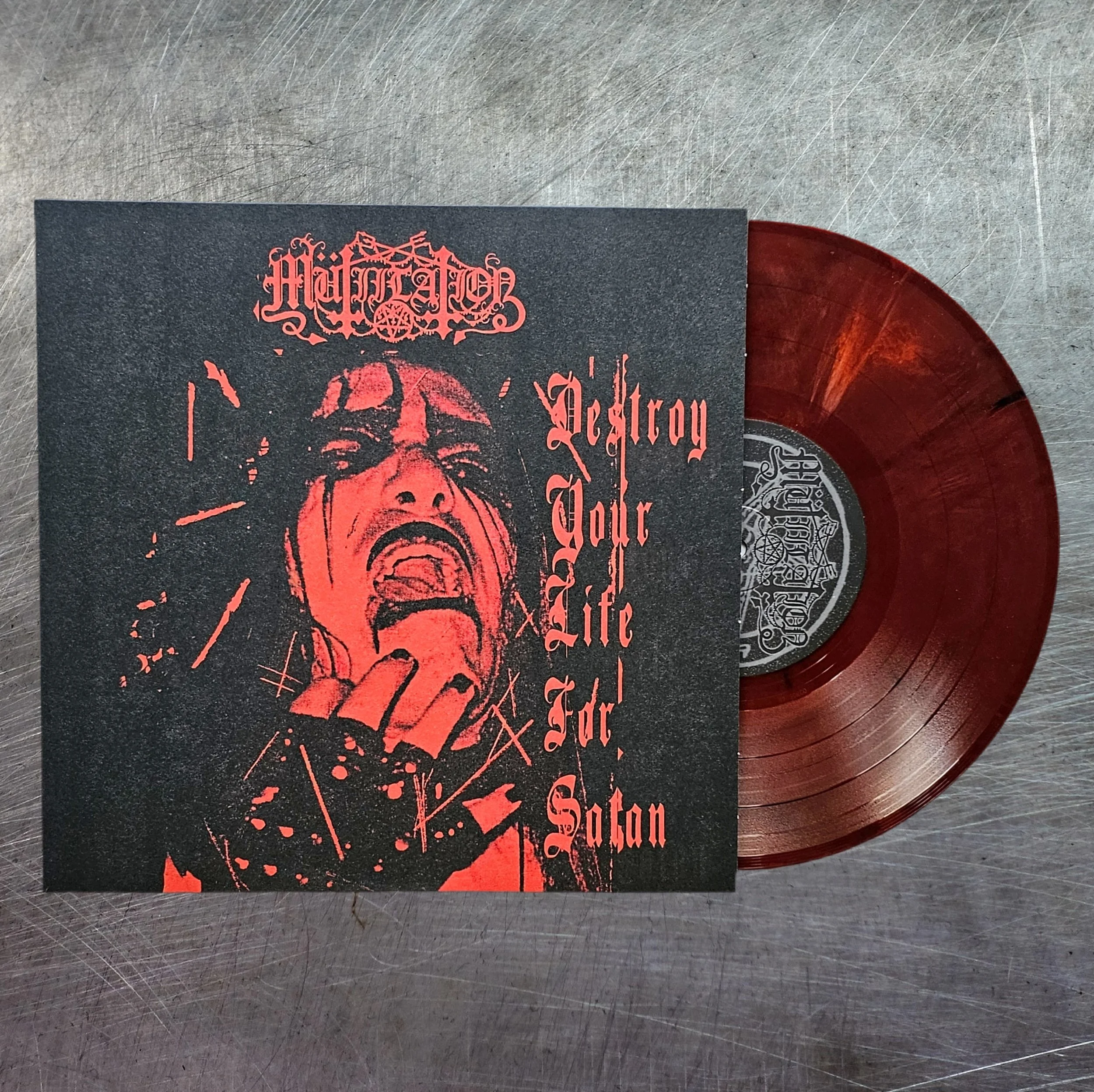 MÜTIILATION "Destroy Your Life For Satan" LP 10"
