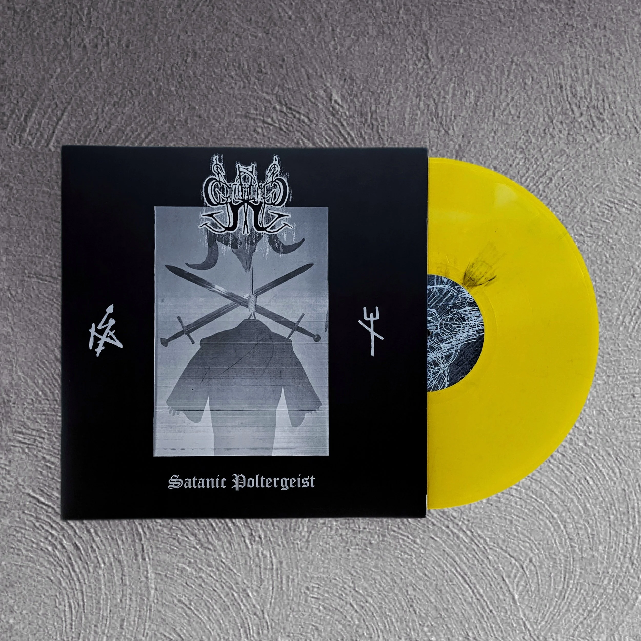 GRIFTESKYMFNING "Satanic Poltergeist" LP Yellow