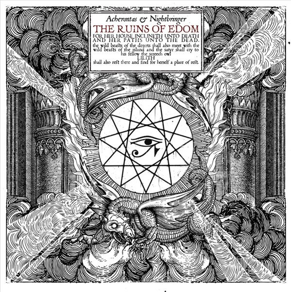 NIGHTBRINGER / ACHERONTAS "The Ruins Of Edom" DIGIPAK