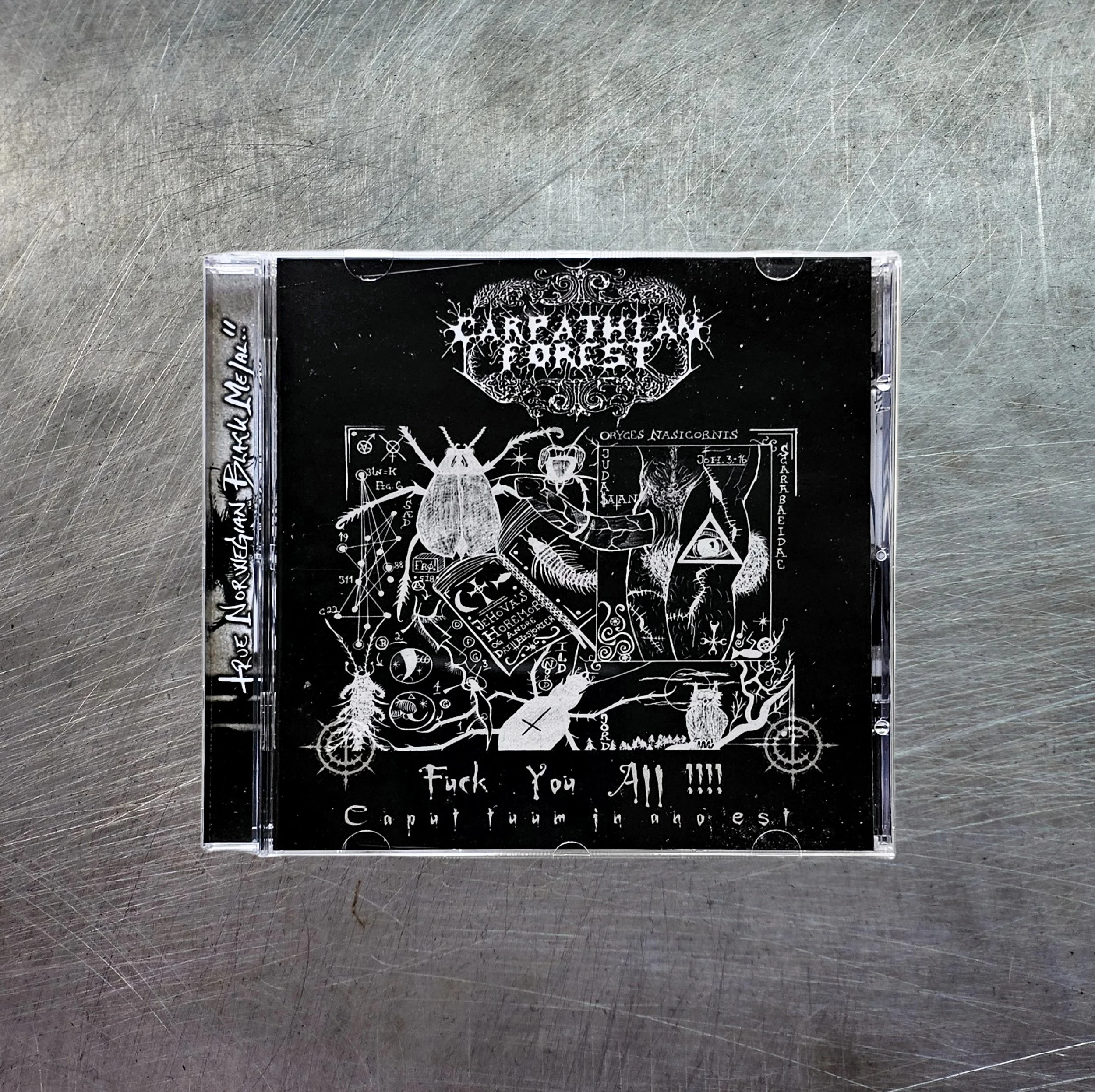 CARPATHIAN FOREST "Fuck You All!!!" CD