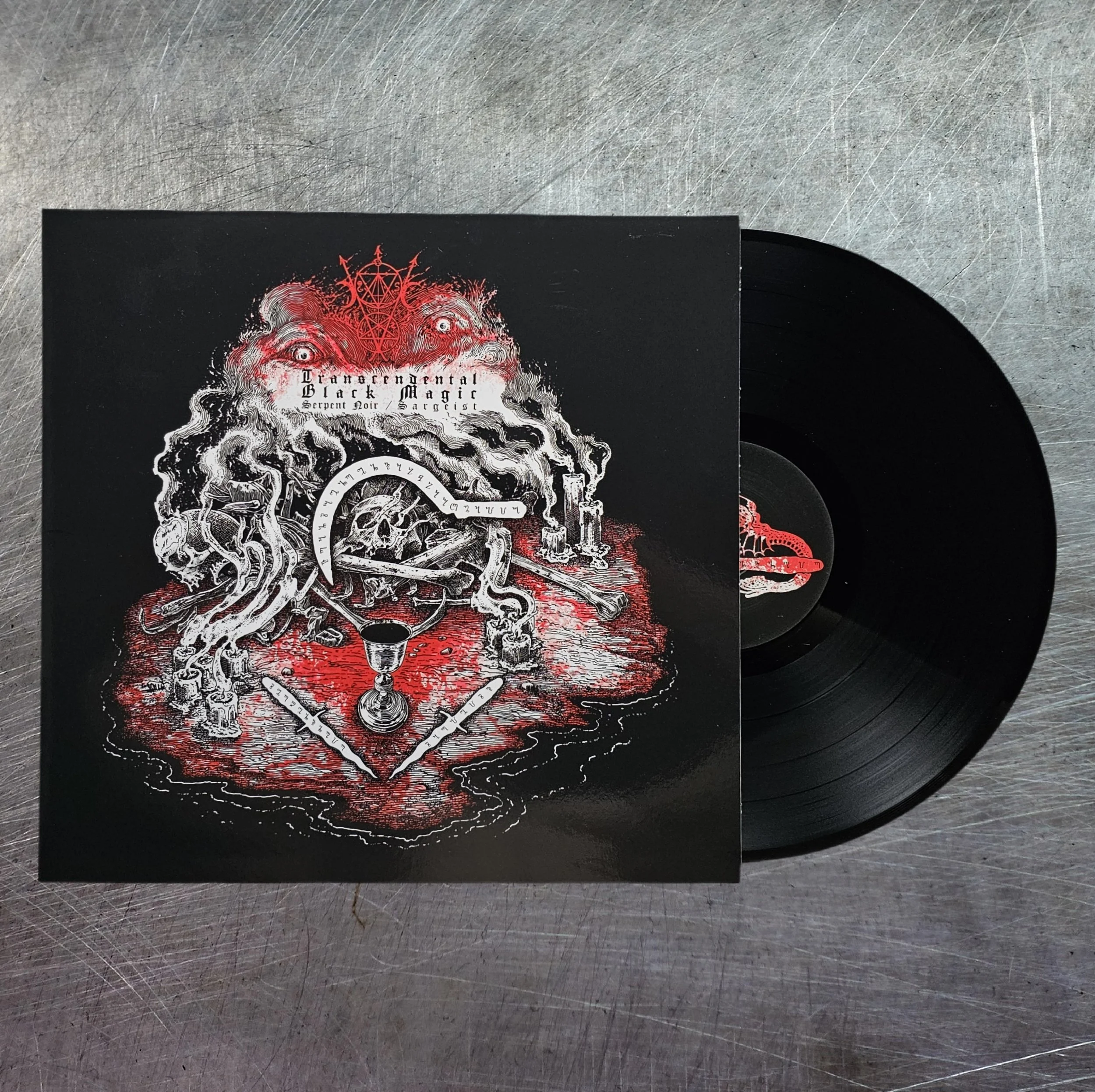SARGEIST / SERPENT NOIR "Transcendental Black Magic" LP