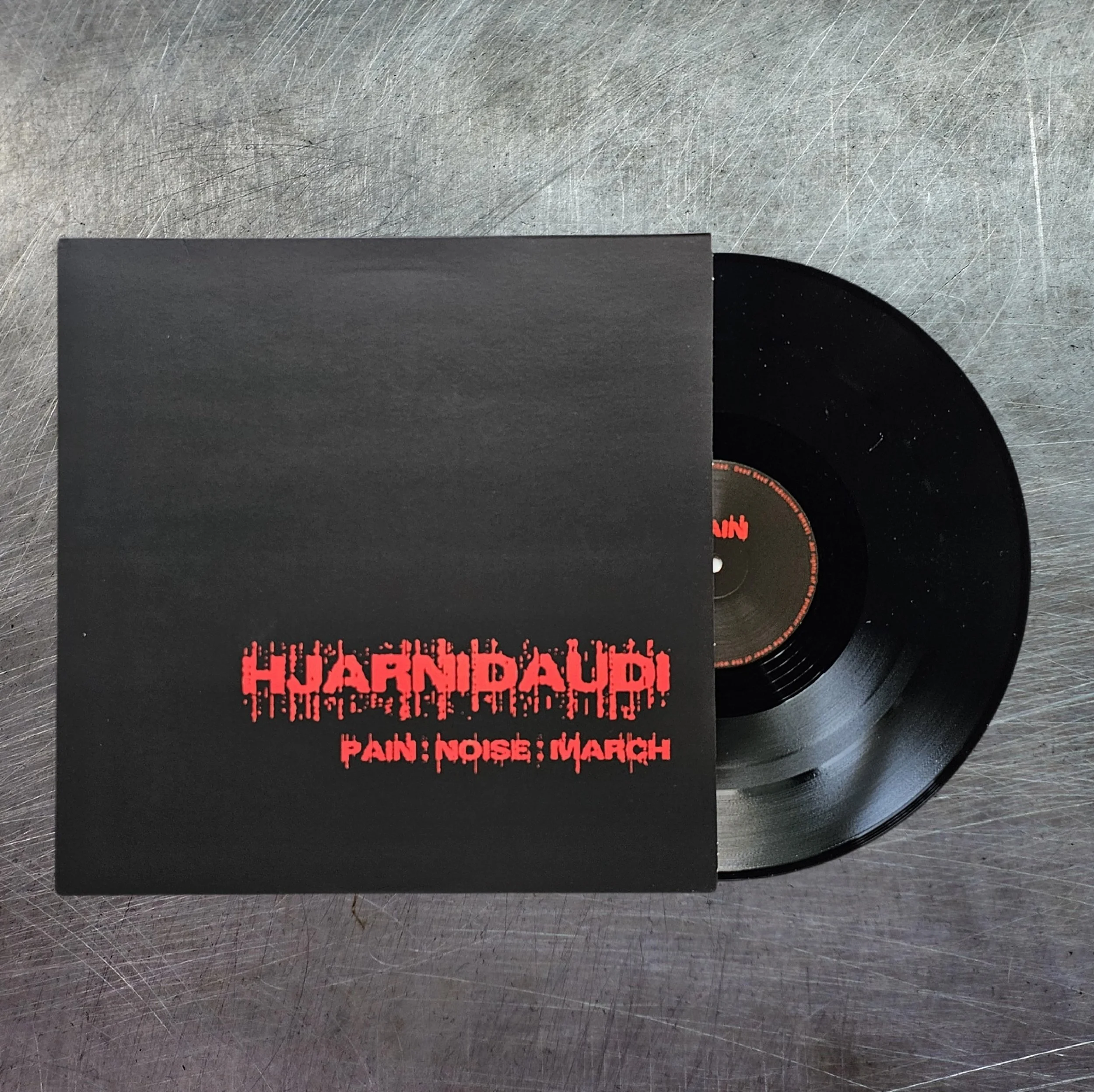 HJARNIDAUDI "Pain:Noise:March" LP