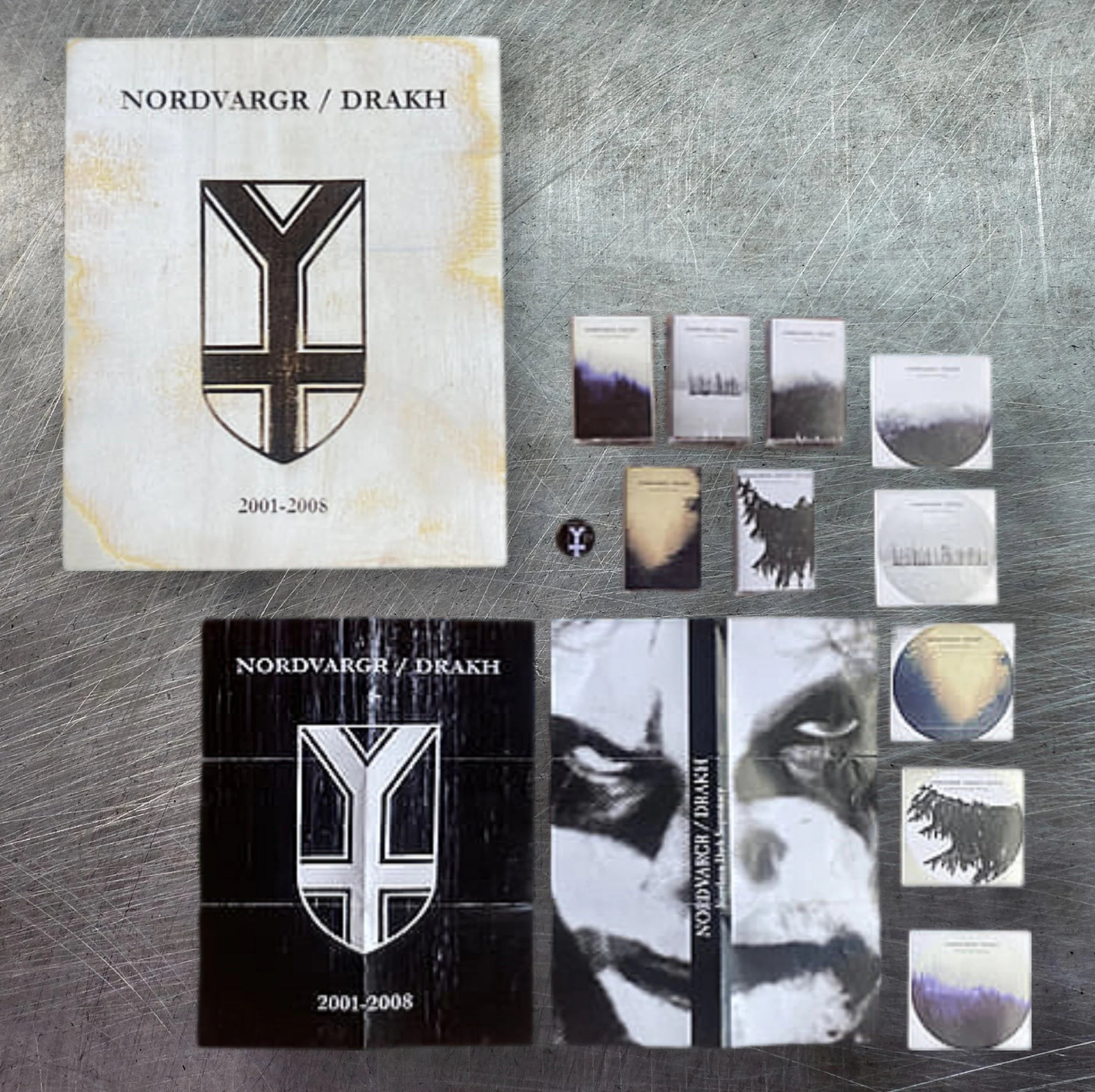 NORDVARGR / DRAKH "2001 - 2008" Cassette-box
