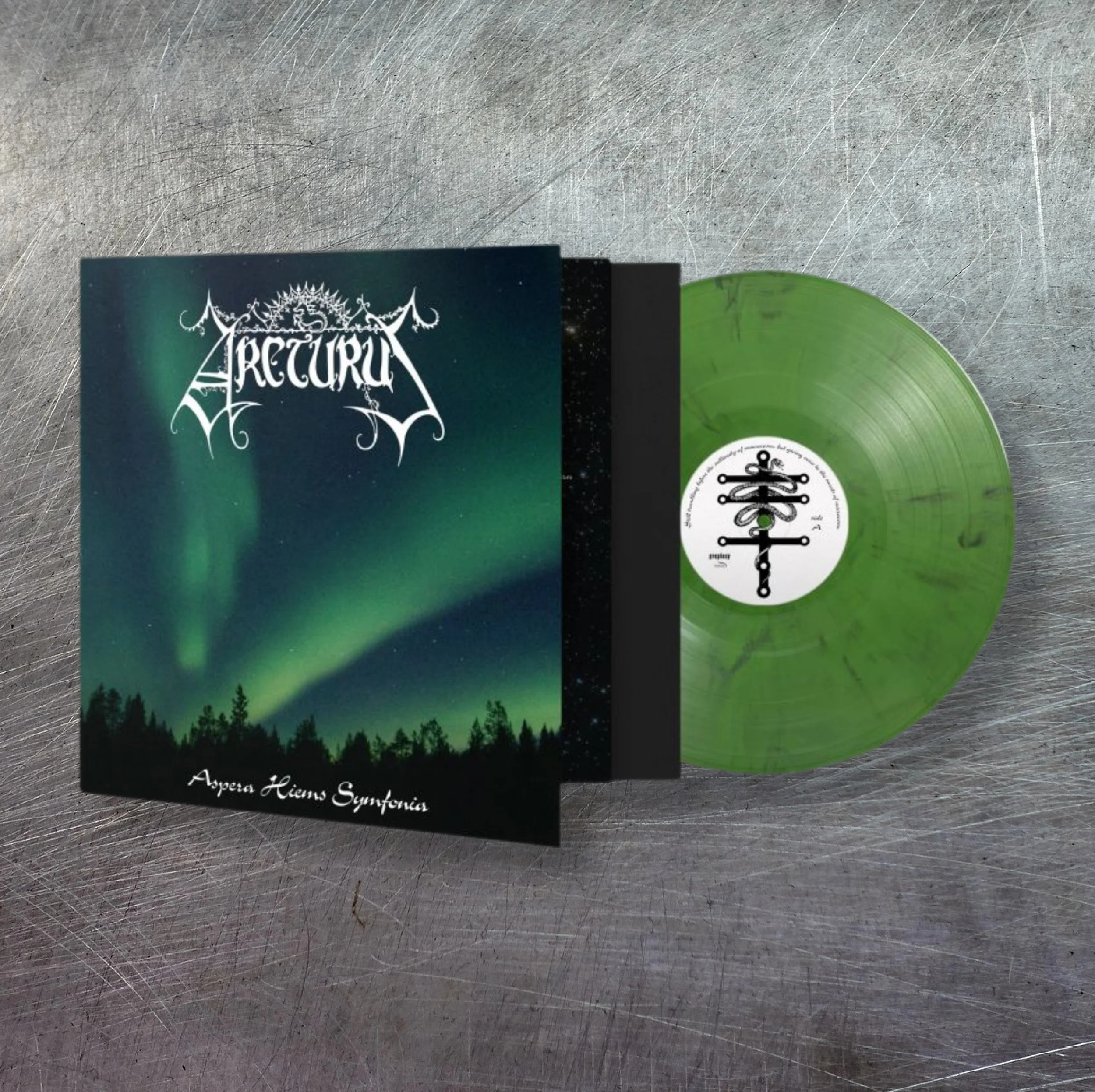 ARCTURUS "Aspera Hiems Symfonia" LP Green / Black Marble