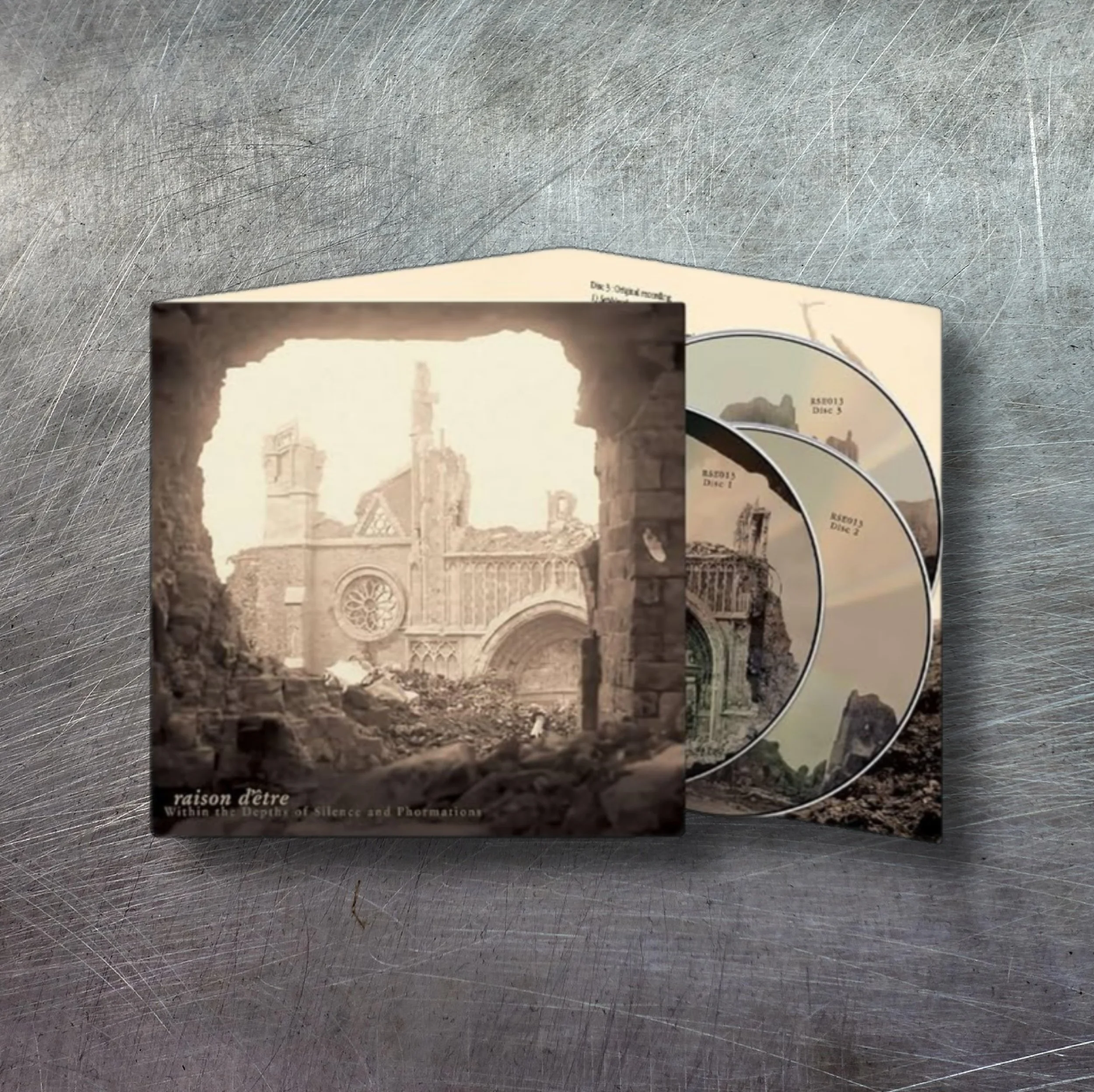 RAISON D'ETRE "Within The Depths Of Silence And Phormations" 3xCD DIGIPAK
