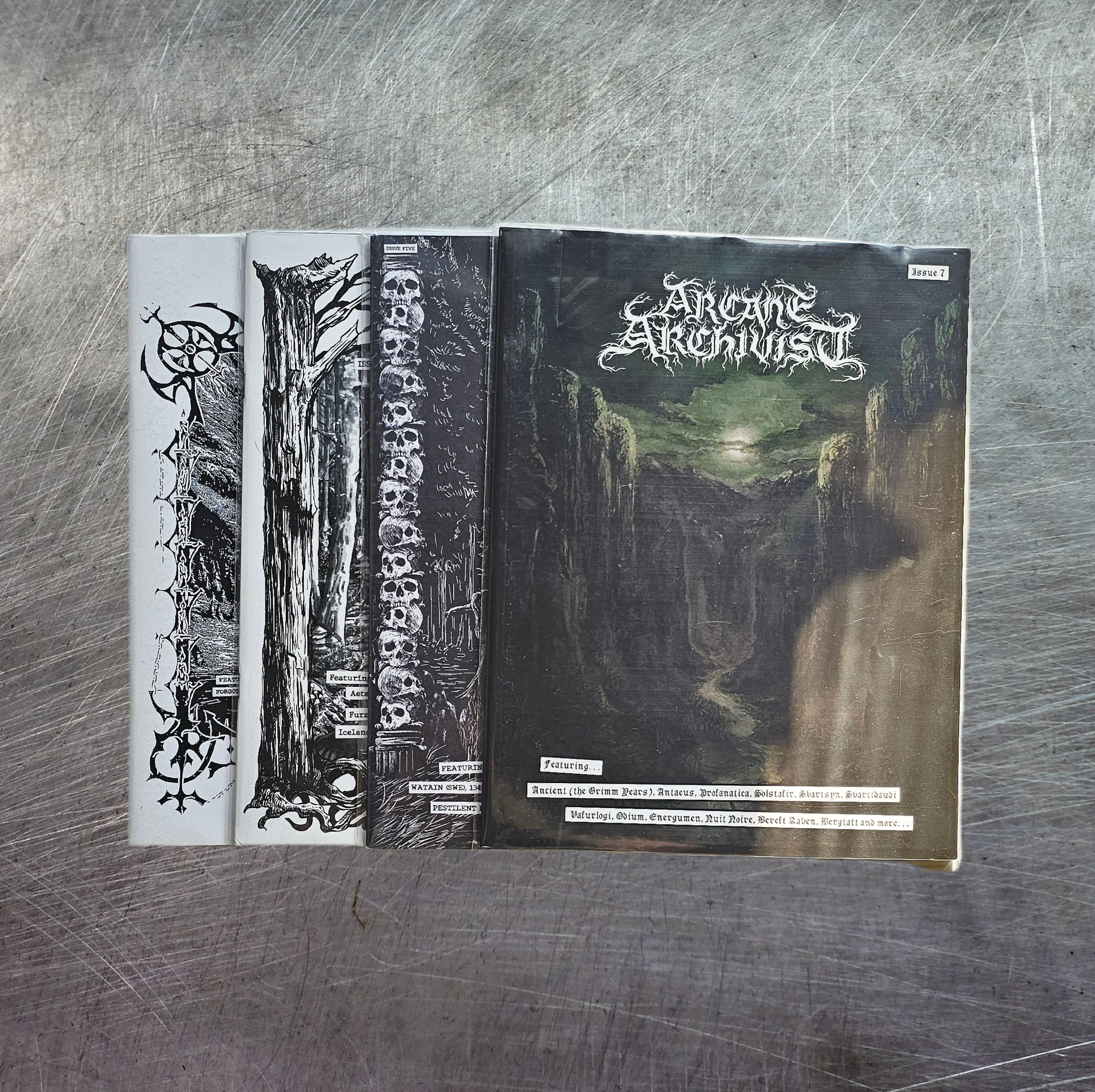 ARCANE ARCHIVIST Issue #2, #4, #5, #7