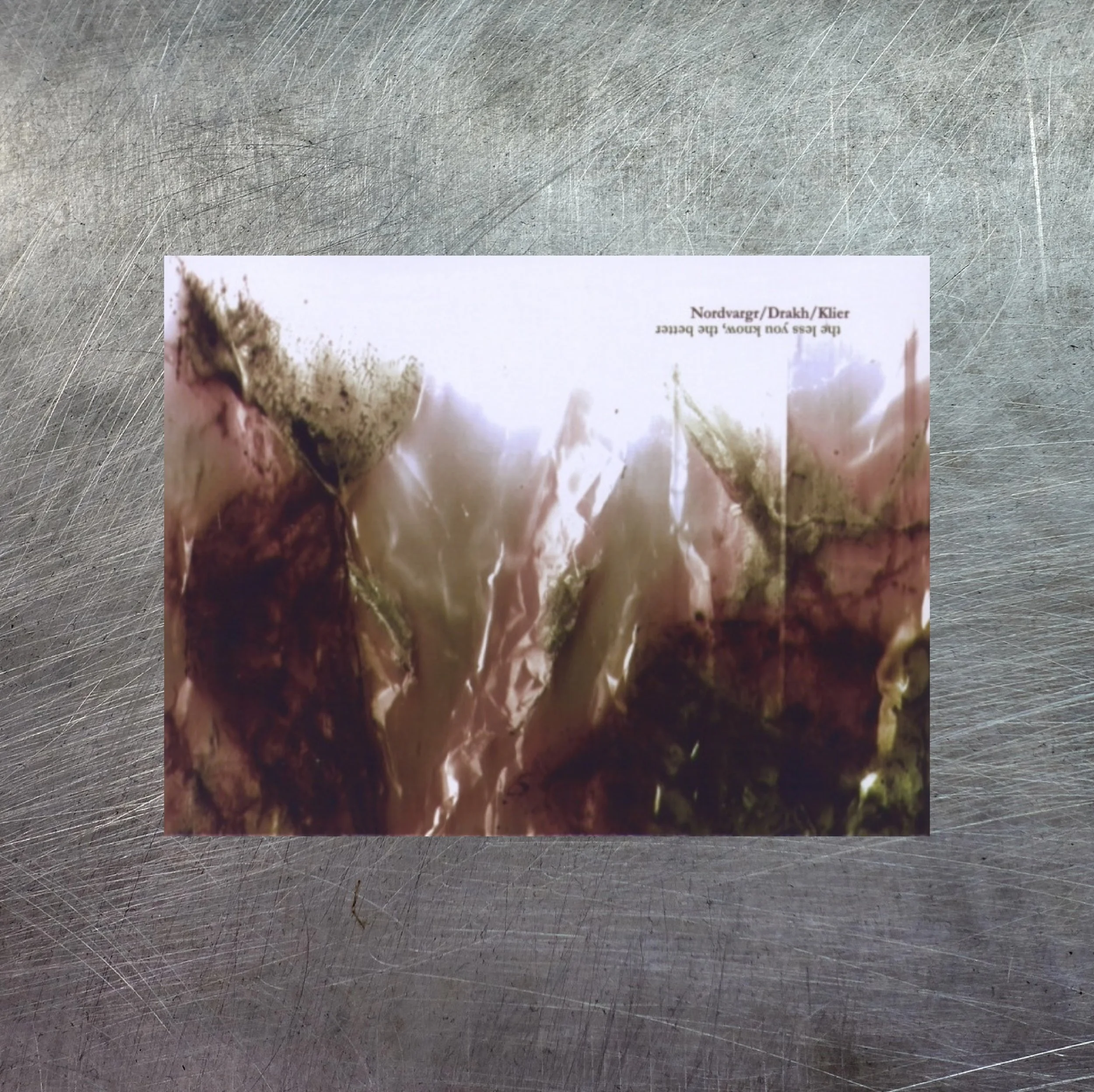 NORDVARGR / DRAKH / KLIER "The Less You Know, The Better" CD