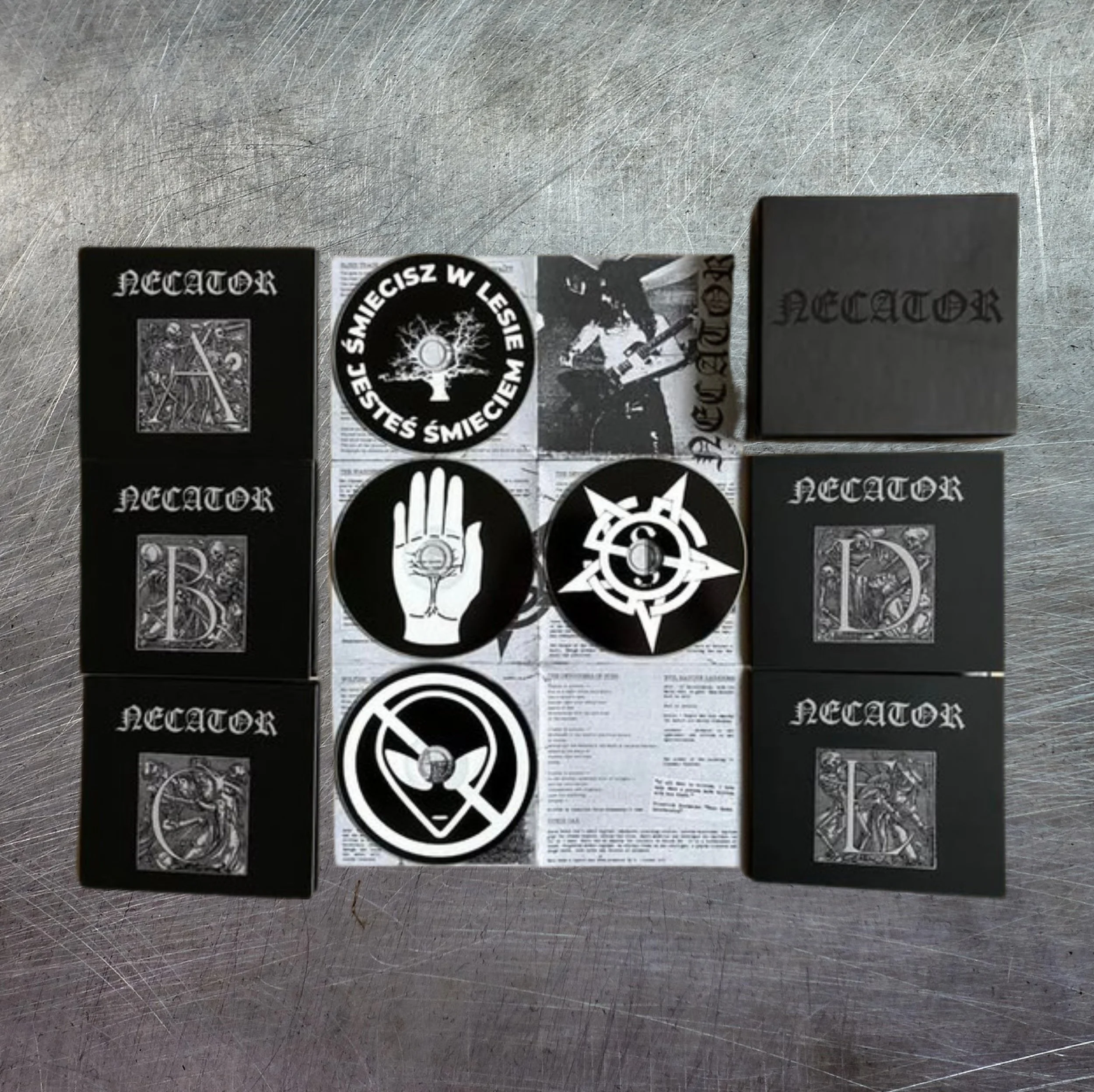 NECATOR "E.N.D. (Evil Nature Darkness)" CD-BOX