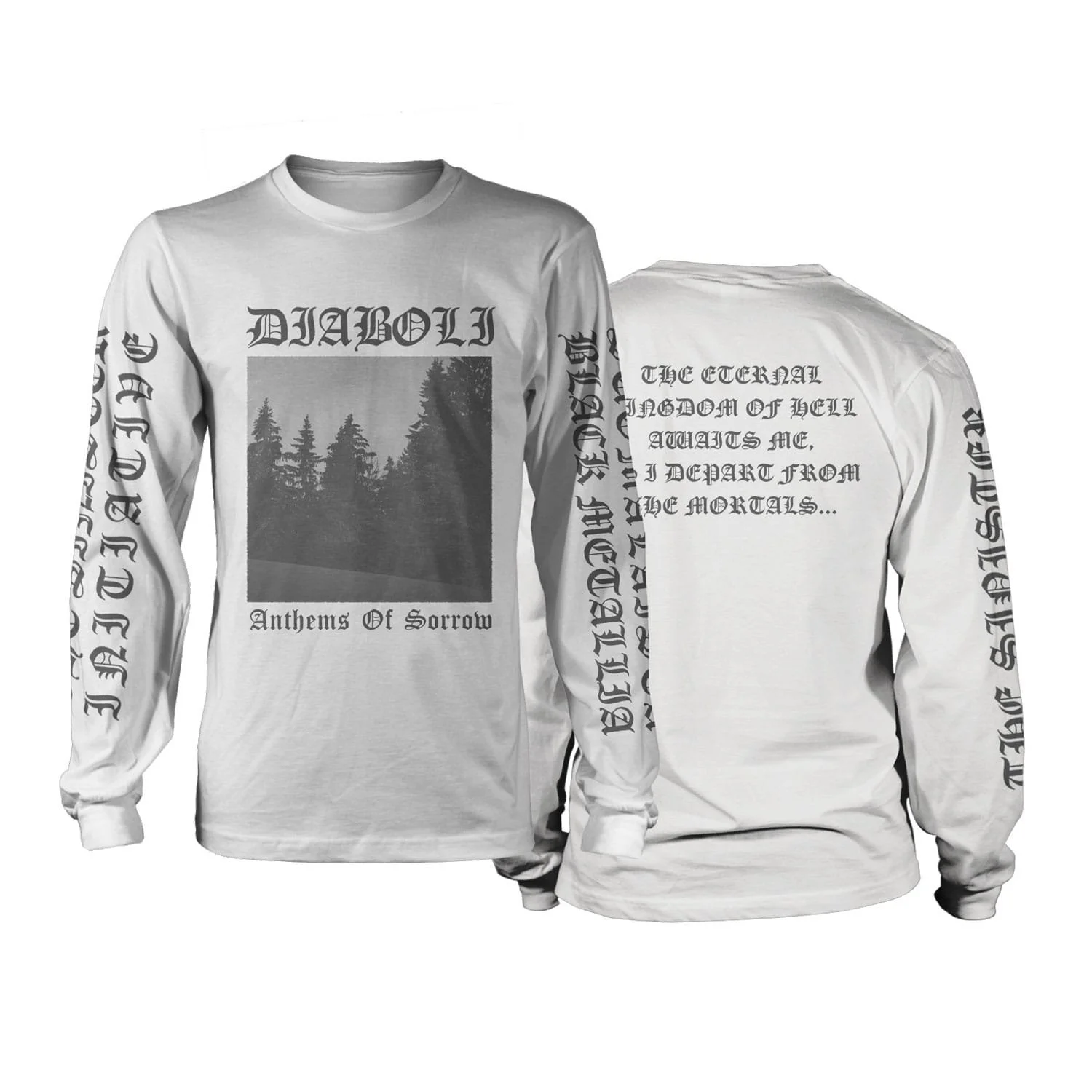 DIABOLI "Suomalaista Black Metallia (White)" LONGSLEEVE