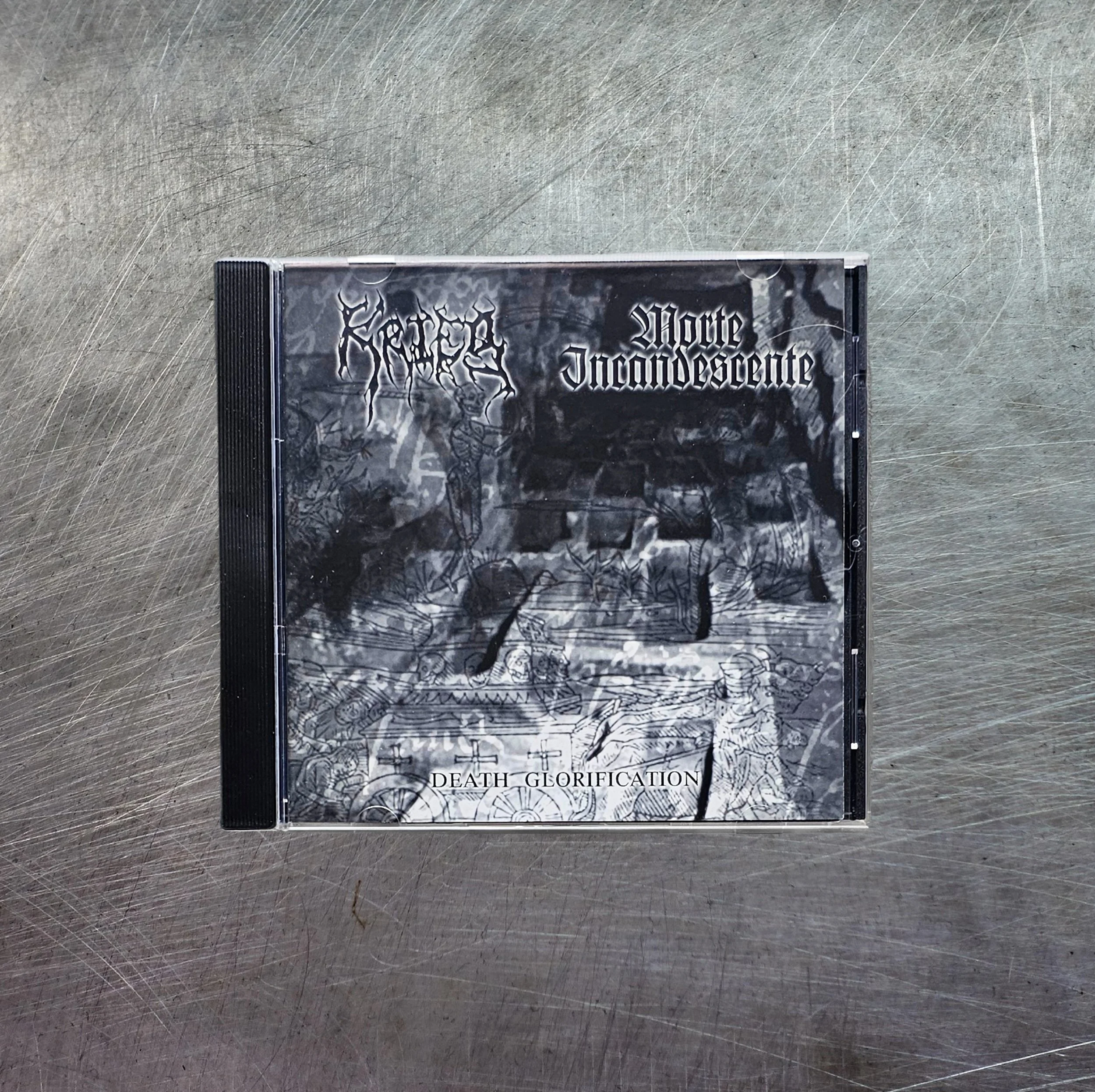 KRIEG / MORTE INCANDESCENTE "Death Glorification" CD