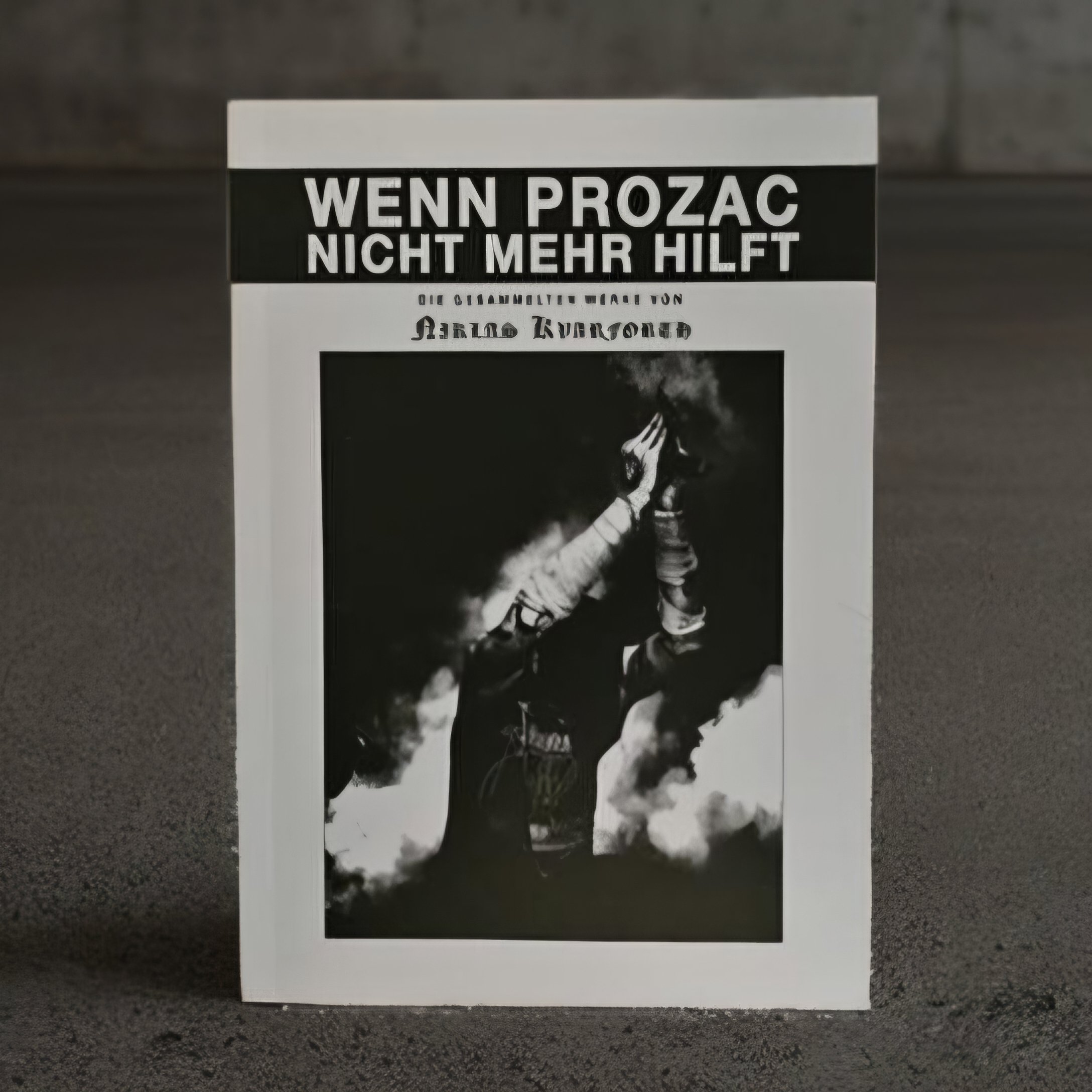 Niklas Kvarforth "Wenn Prozac Nicht Mehr Hilft" Paperback Blood Edition (GERMAN)