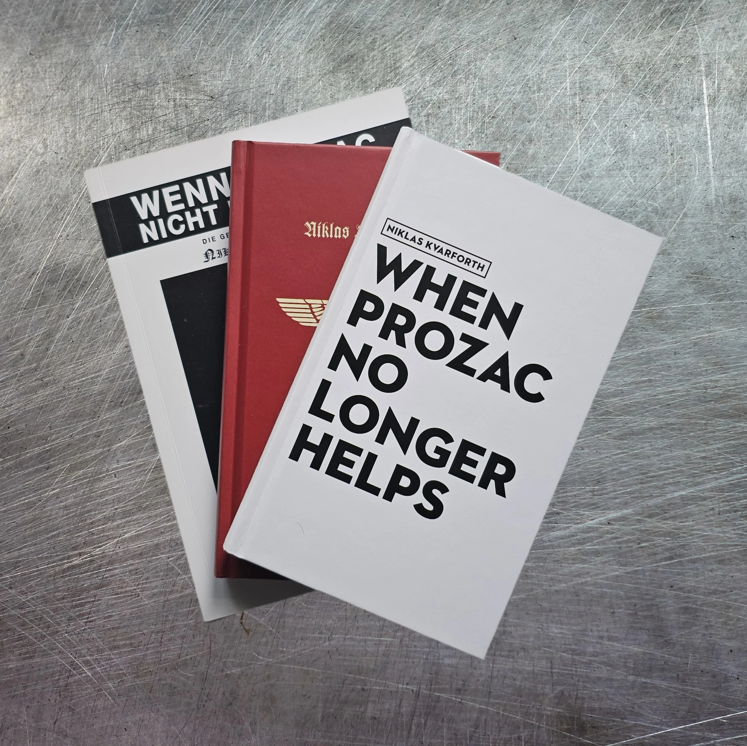 WHEN PROZAC NO LONGER HELPS / WENN PROZAC NICHT MEHR HILFT - Niklas Kvarforth (Paperback/Hardback) BOOK