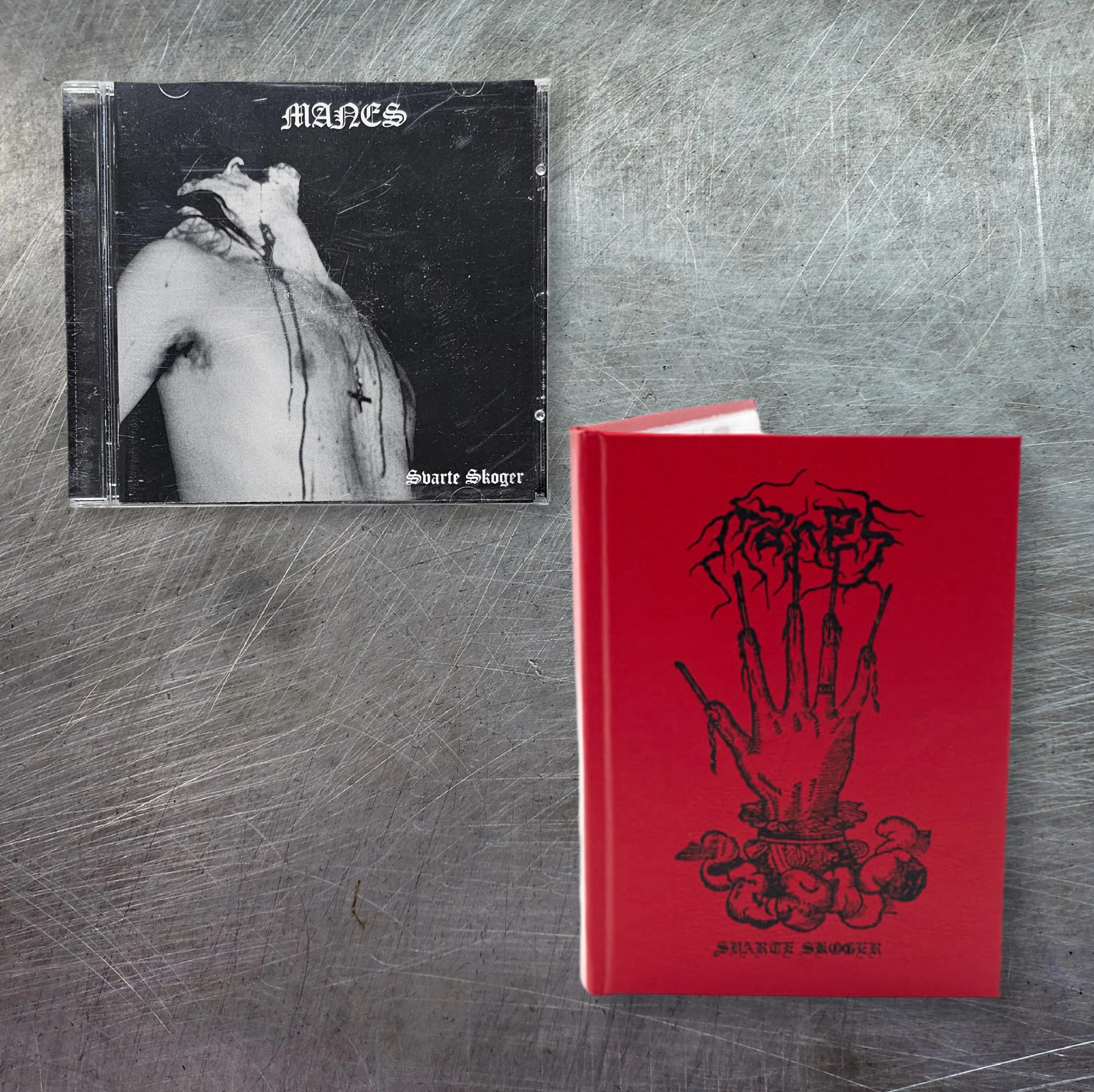 MANES "Svarte Skoger" CD / CD Leatherbook