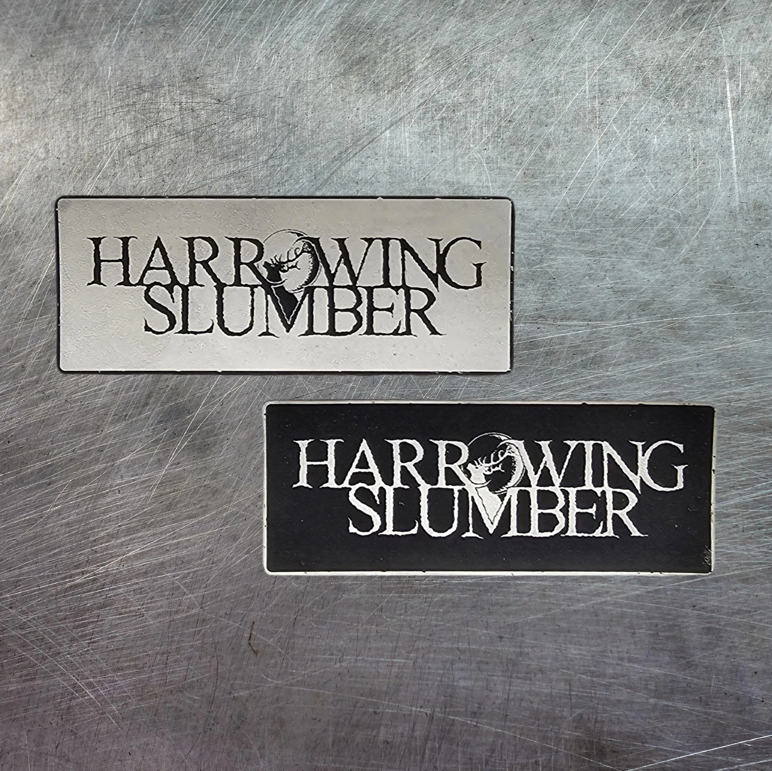 HARROWING SLUMBER "Logo" LEATHER PATCH