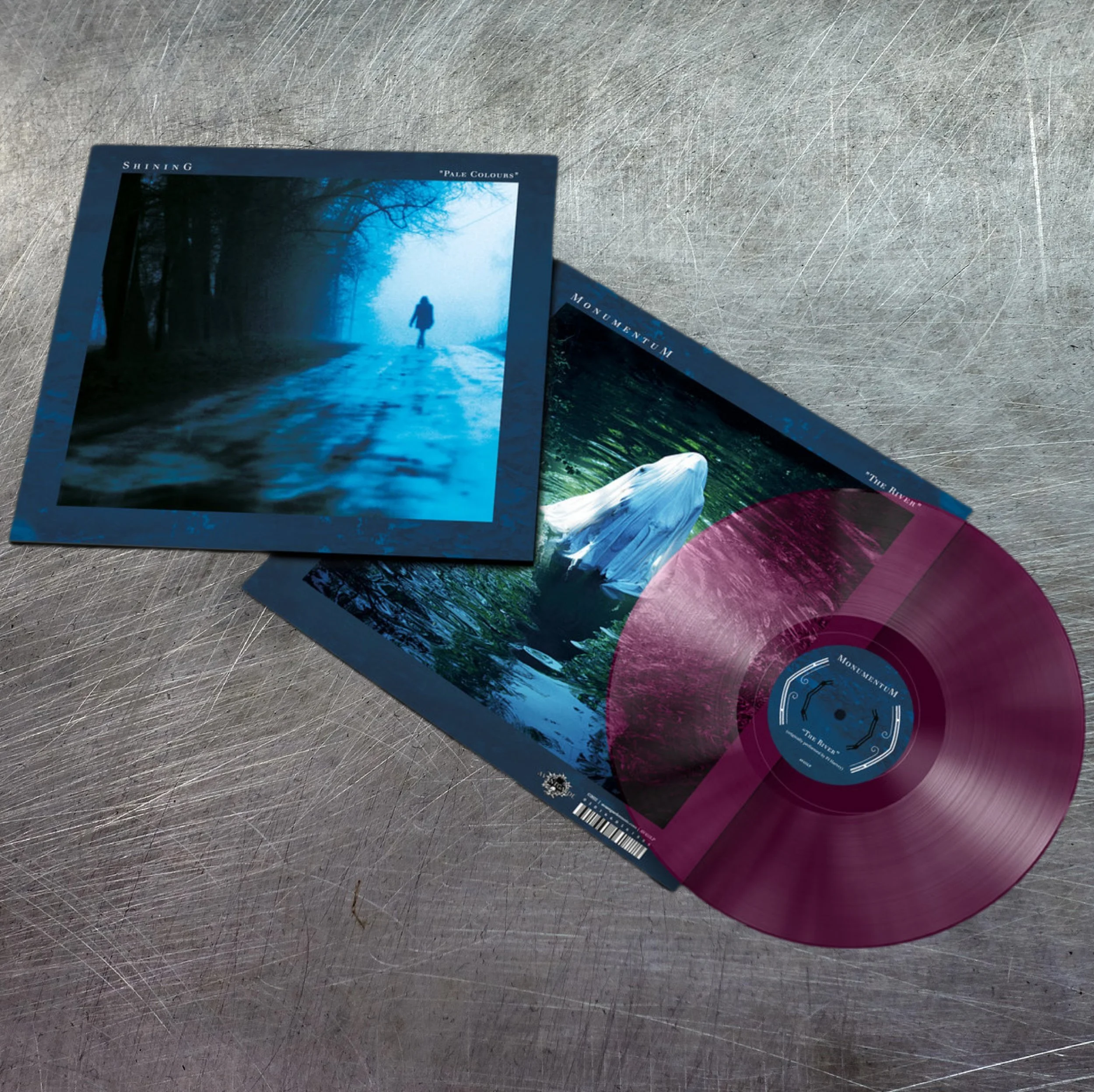 SHINING / MONUMENTUM "Split" LP 10" Purple