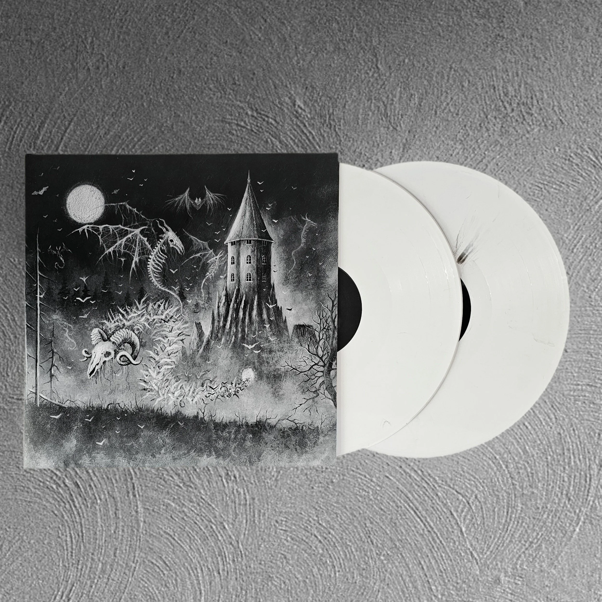 GRIFTESKYMFNING "Likpsalm" DLP White Marble