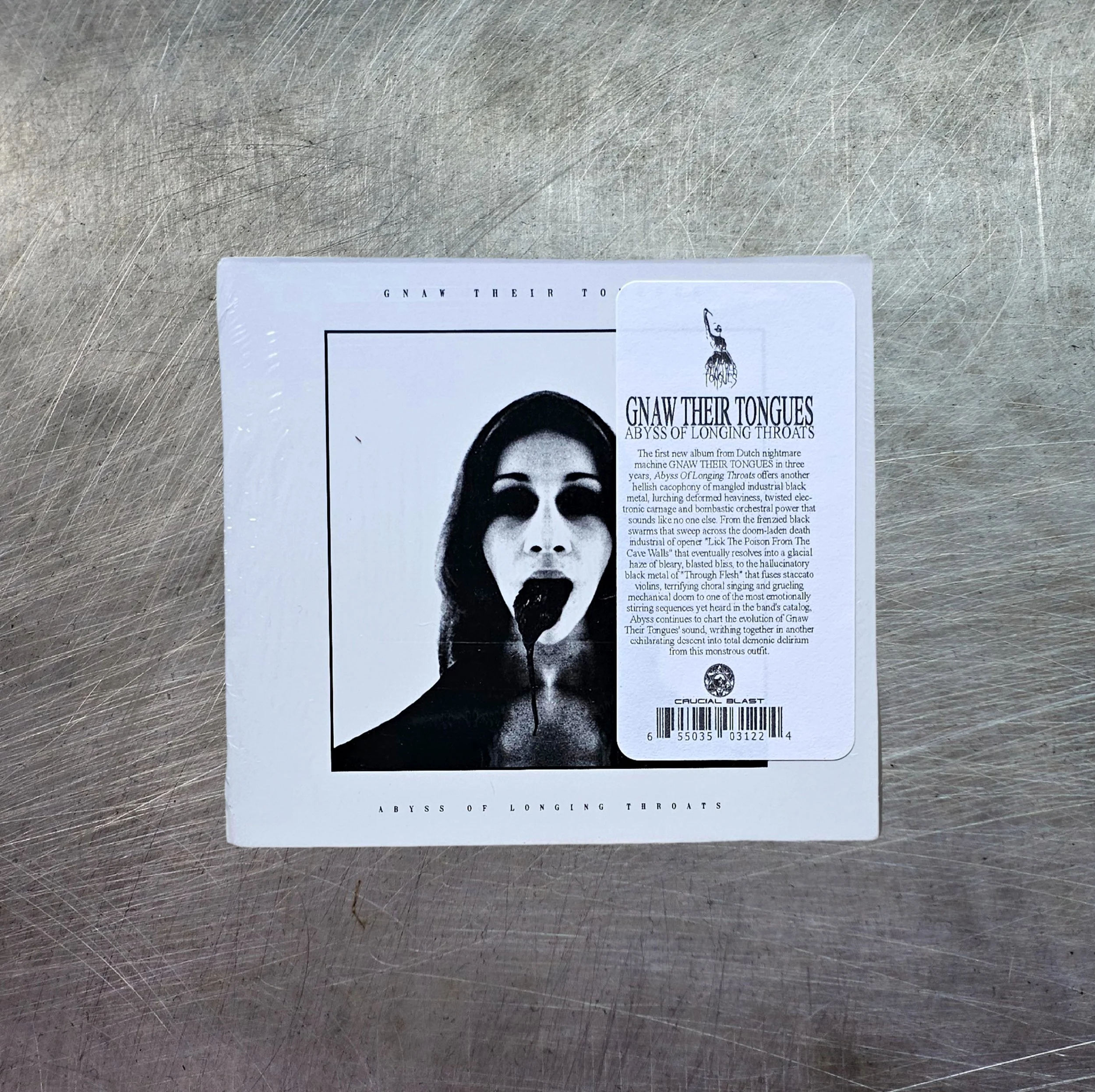GNAW THEIR TONGUES "Abyss Of Longing Throats" DIGIPAK