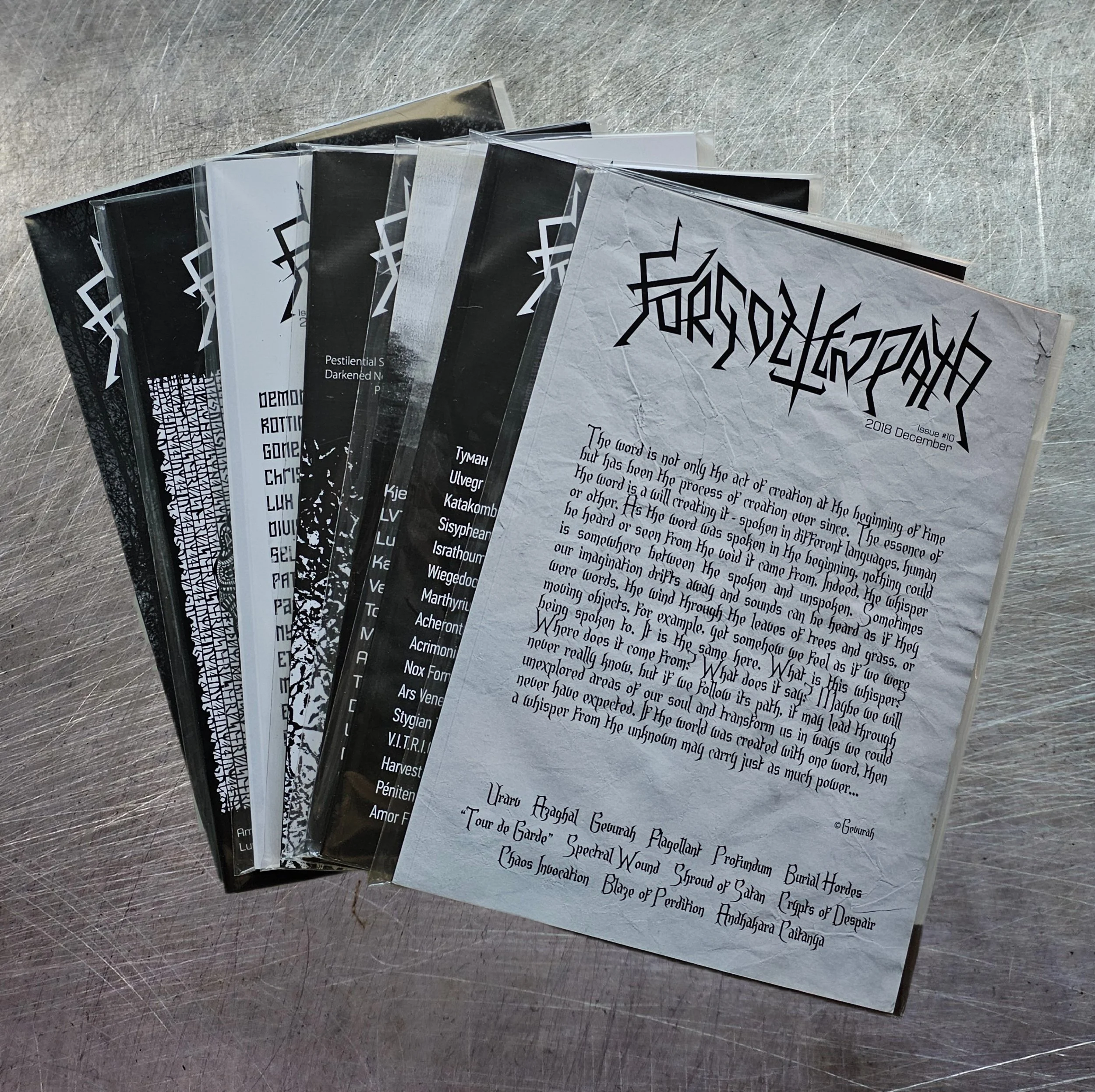 FORGOTTEN PATH Issue #2, #4, #5, #6, #7, #9, #10