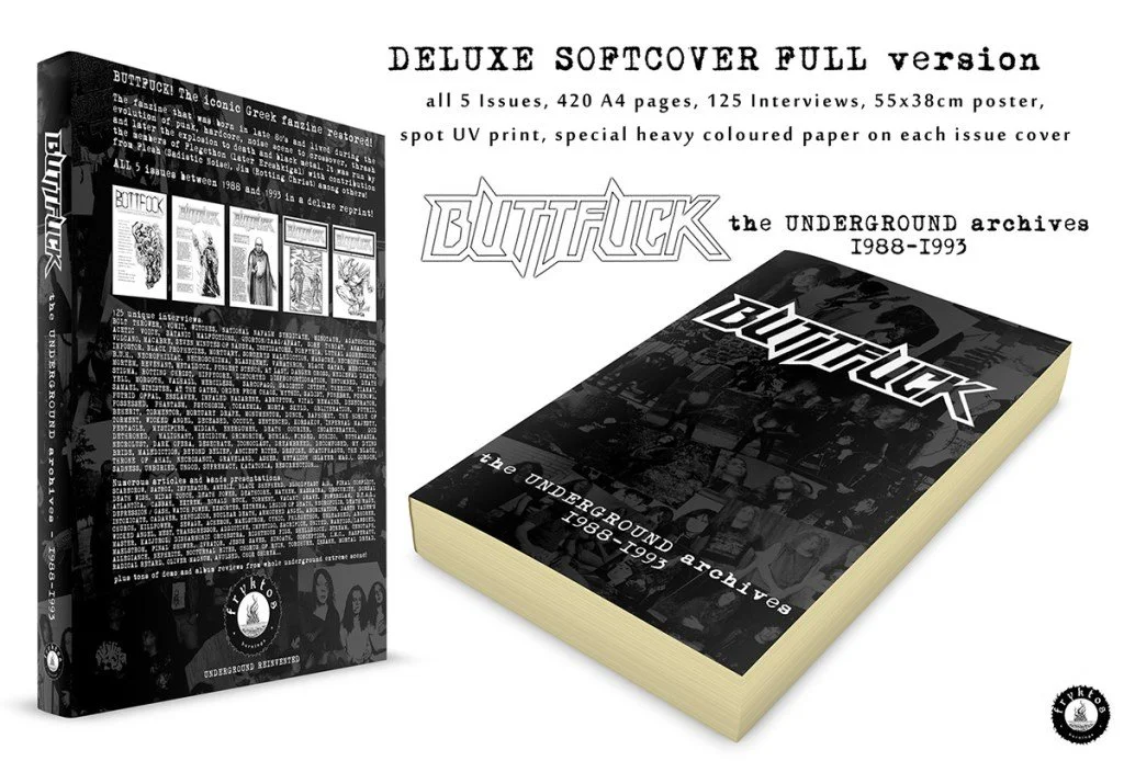 BUTTFUCK “The UNDERGROUND archives – 1988-1993” BOOK ,420 pages