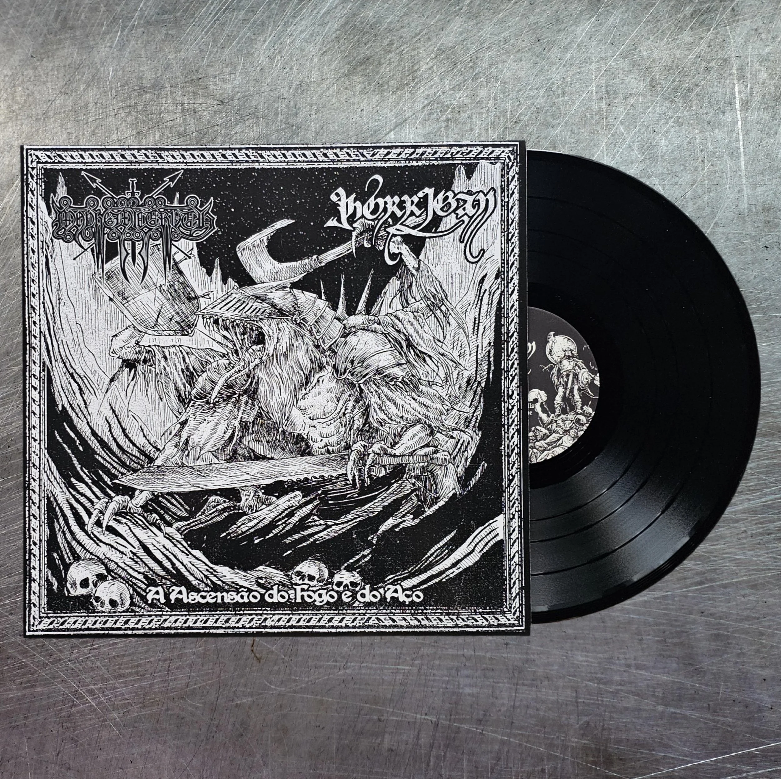 MAYHEMIC TRUTH / MORRIGAN "A Ascensão Do Fogo E Do Aço" LP