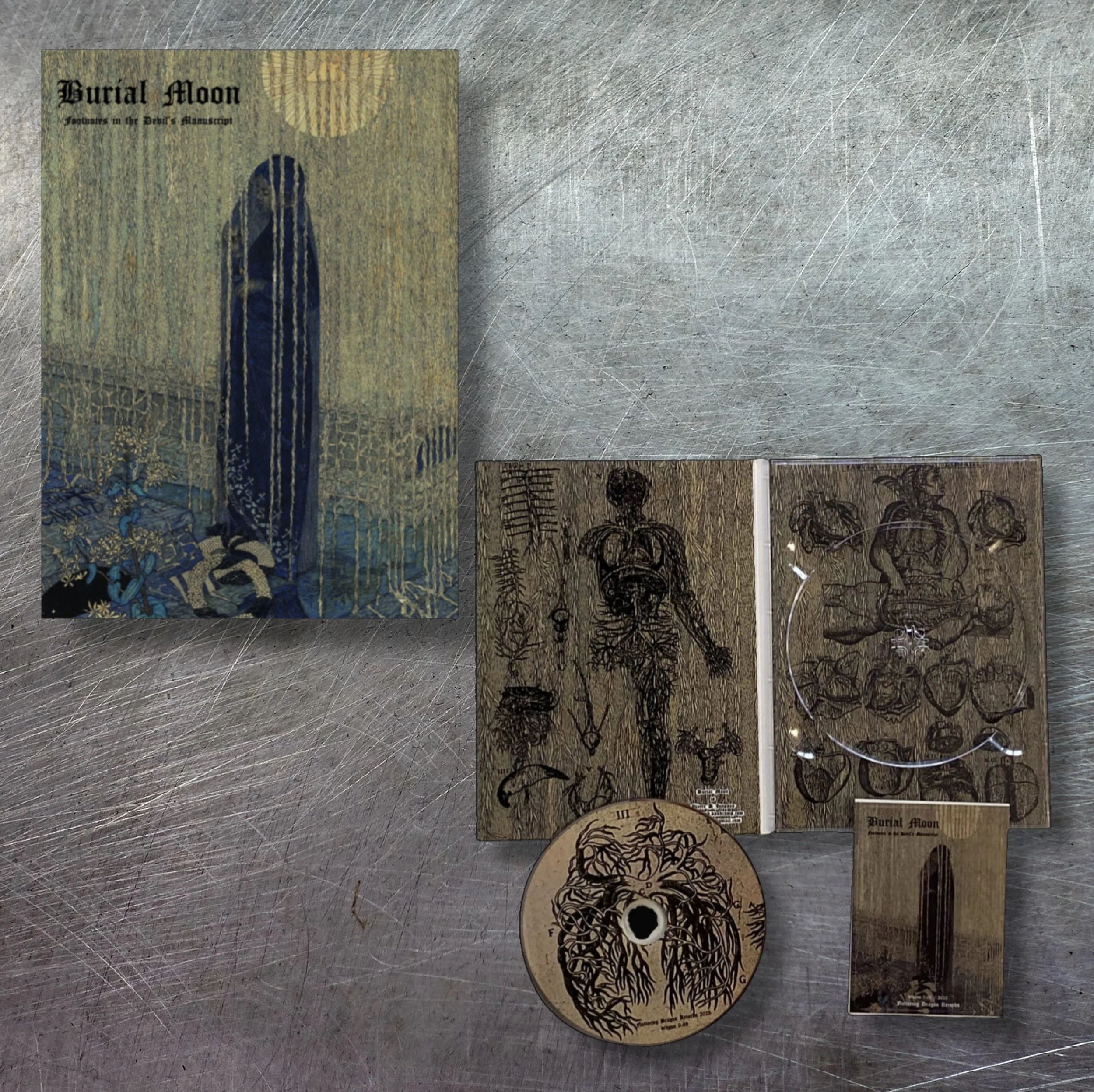 BURIAL MOON “Footnotes In The Devils Manuscript” A5 DIGIPAK