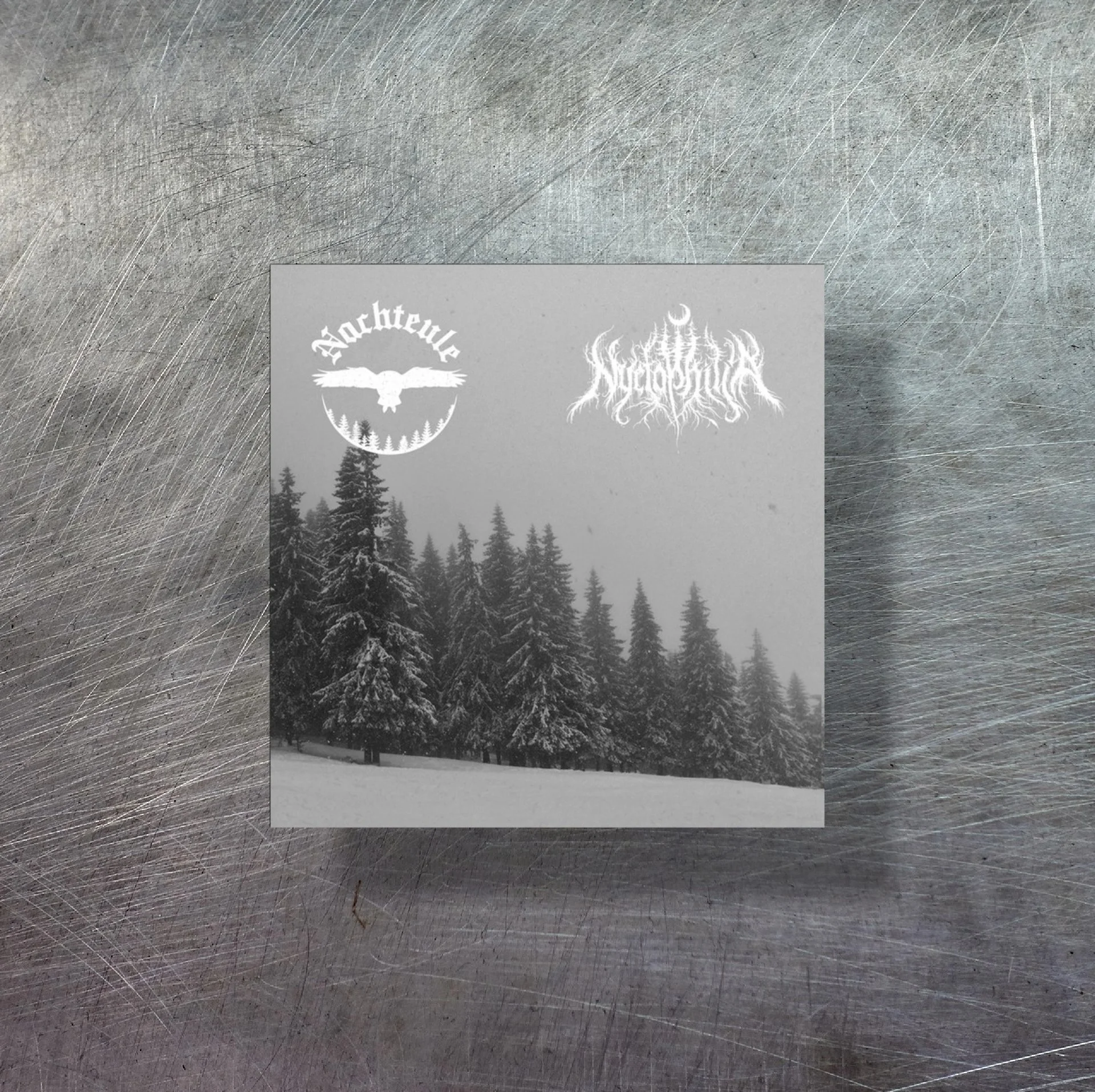 NACHTEULE / NYCTOPHILIA “Errance Hivernale / Gdzie Noc Jest Najczarniejsza” CD