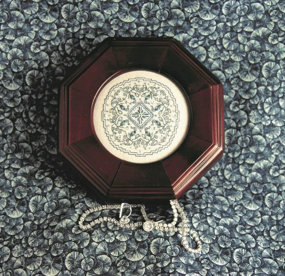 Blue Octagonal Jewel Box