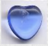 Light Sapphire Cabochon Crystal Heart,
SV-CP157
Suggested Retail Price: $2.50