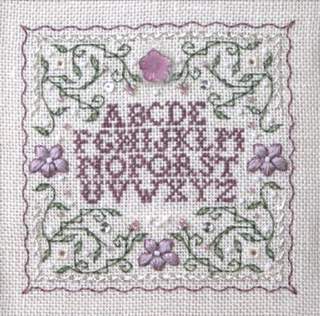 Tiny Spring Violet Sampler