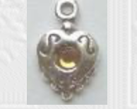 Sterling Silver Heart with Citrine Crystal Inlay,
SV-CP192
Suggested Retail Price: $12.00