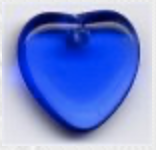Sapphire Cabochon Crystal Heart,
SV-CP158
Suggested Retail Price: $2.50