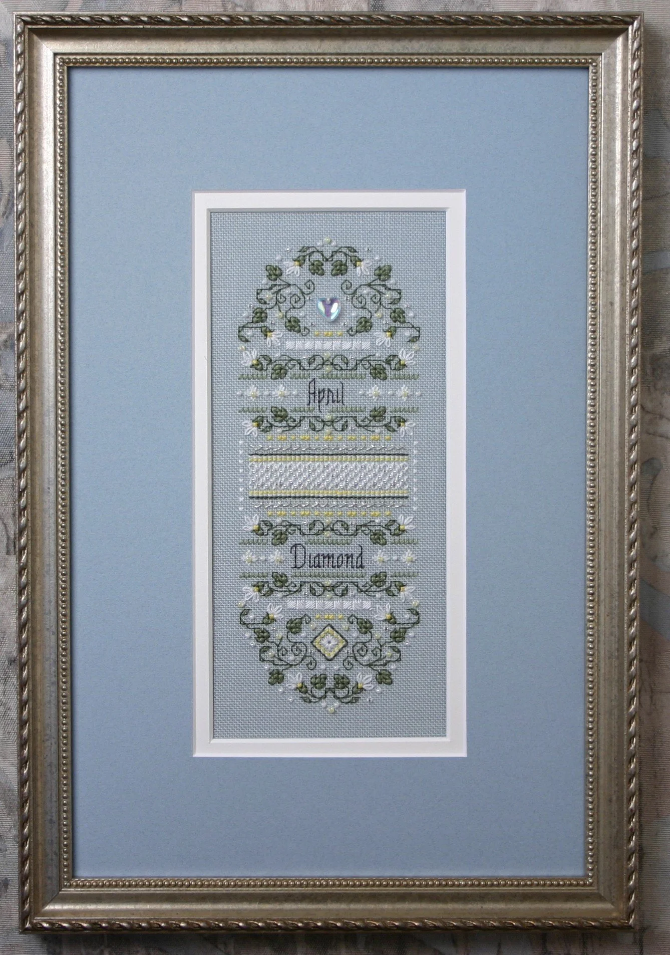 Birthstone Sampler Collection/April - Diamond & Daisy