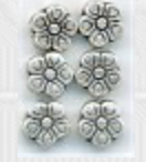 Silver Daisy Beads (6/pkg.),
SV-CP278
Suggested Retail Price: $6.00