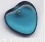 Blue Zircon Cabochon Crystal Heart,
SV-CP156
Suggested Retail Price: $2.50