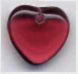 Garnet Cabochon Crystal Heart,
SV-CP146
Suggested Retail Price: $2.50
