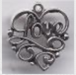 Sterling Silver Love Heart,
SV-CP059
Suggested Retail Price: $13.50