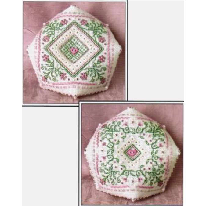 Berries and Shortcake Biscornu