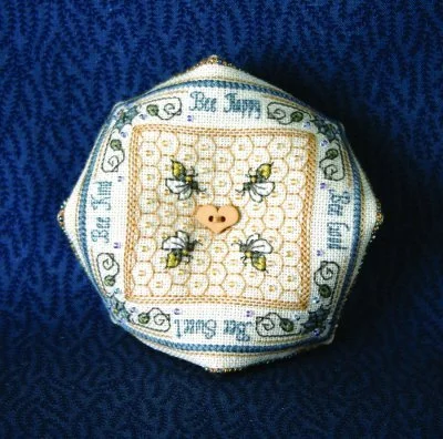 Crystal Honey Biscornu