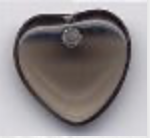 Smoke Cabochon Crystal Heart,
SV-CP159
Suggested Retail Price: $2.50