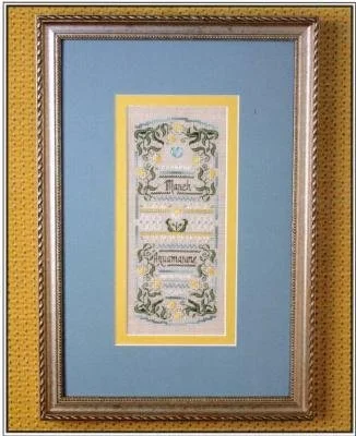 Birthstone Sampler Collection/March - Aquamarine and Jonquil