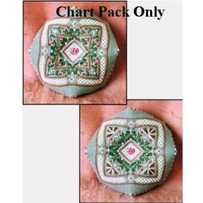 Colonial Roses Biscornu