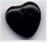 Black Onyx Cabochon Crystal Heart,
SV-CP150
Suggested Retail Price: $2.50