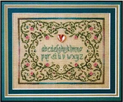 Spider Web Rose Alphabet